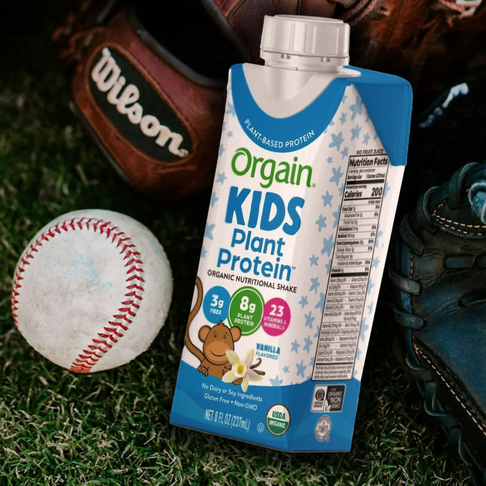 Orgain® Kids Plant Protein™ Nutritional Shake Pediatric Oral Supplement (12 Units)