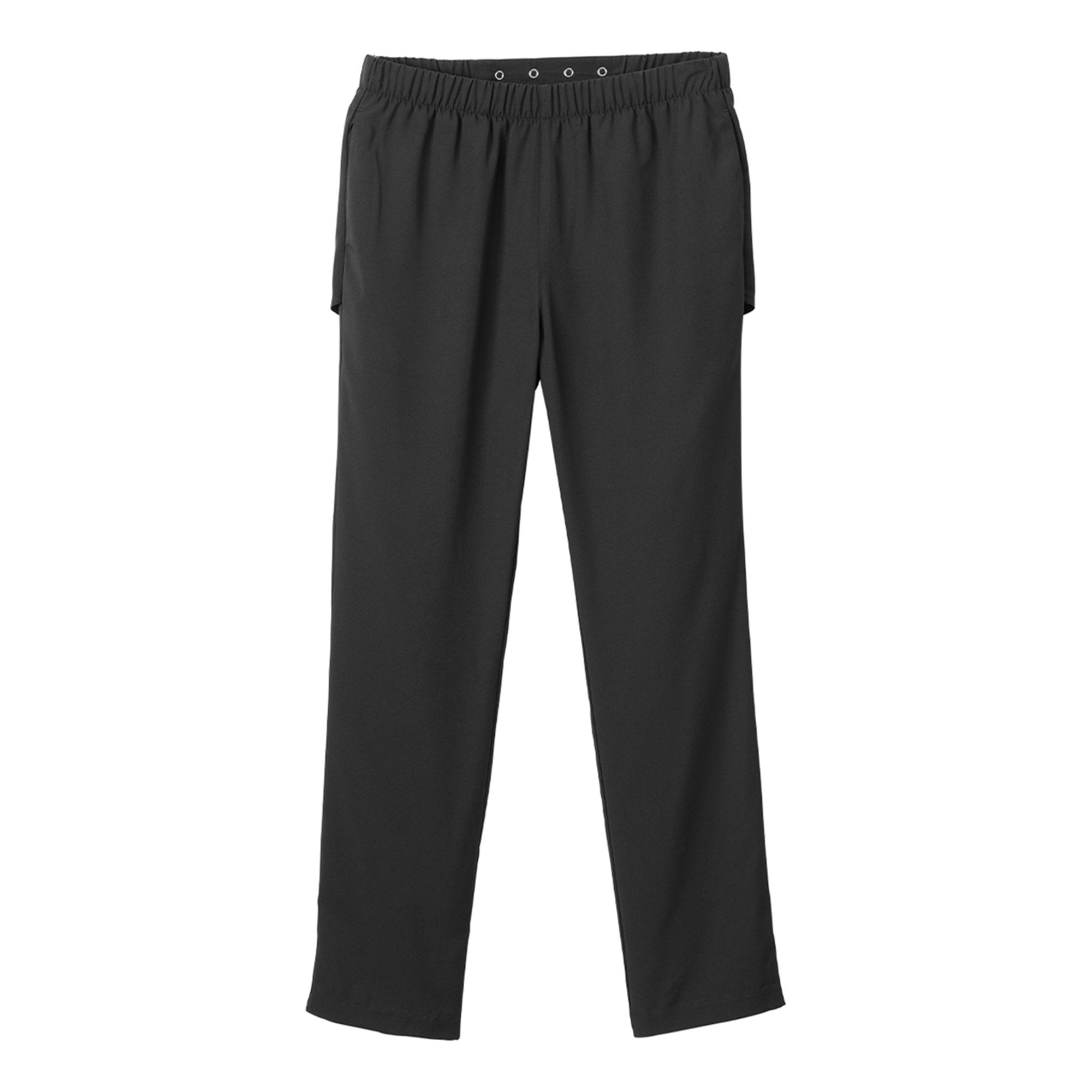 Silverts® Women's Open Back Gabardine Pant, Black, Medium (1 Unit)