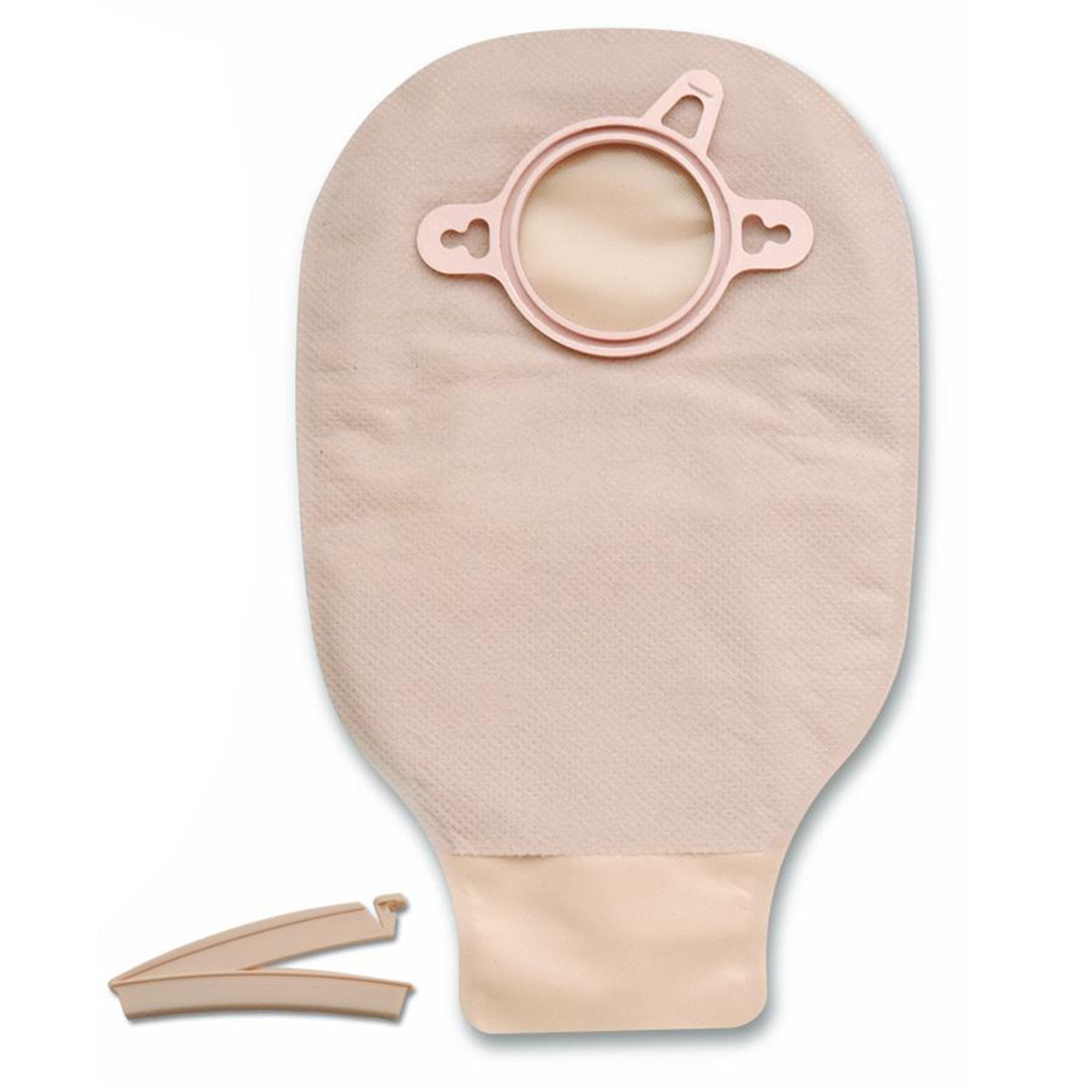 New Image™ Drainable Beige Colostomy Pouch, 9 Inch Length, Mini , 2¼ Inch Flange (10 Units)