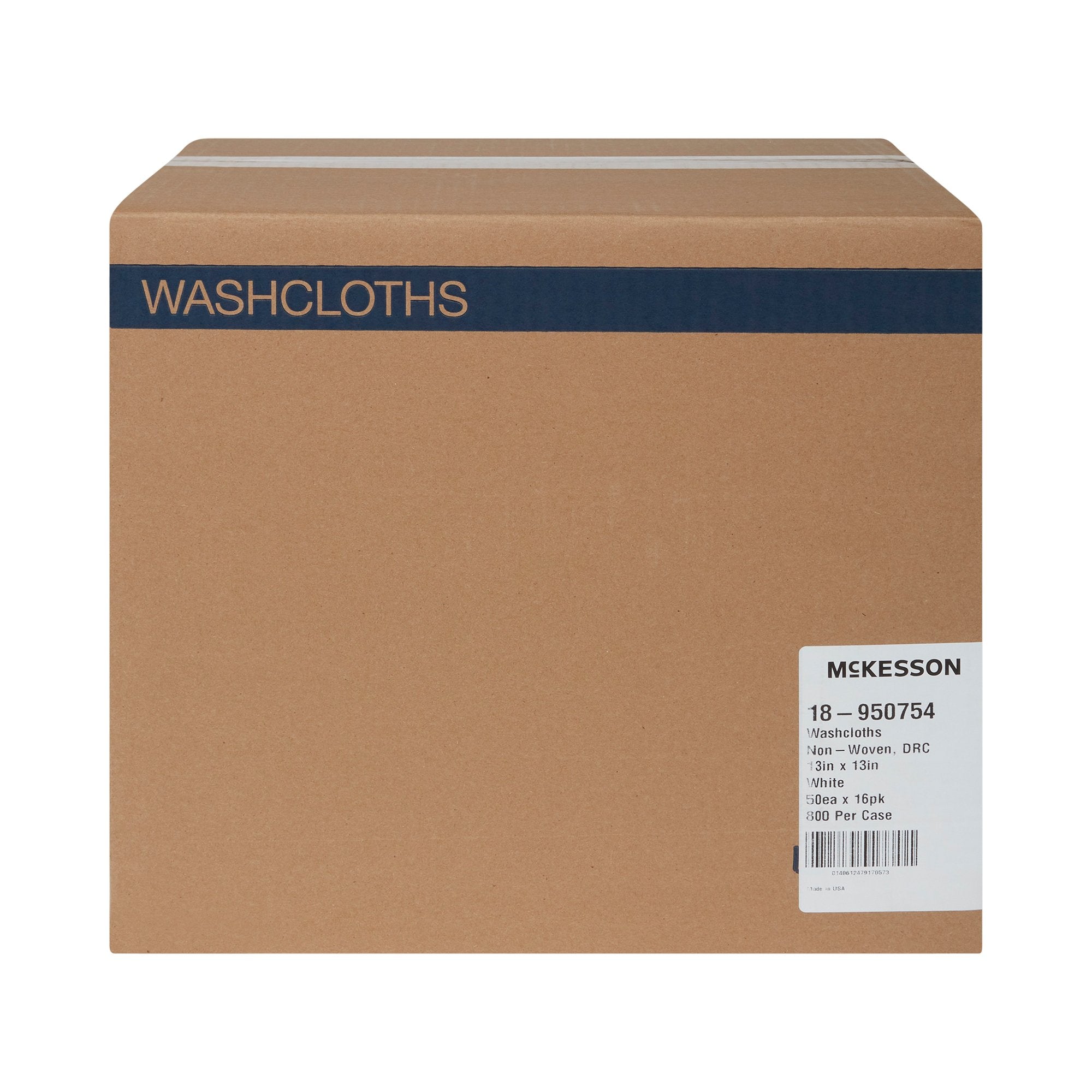 McKesson Disposable Washcloth, 13 x 13 Inch (16 Units)