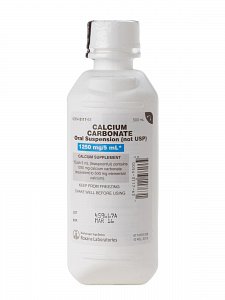 Joint Health Supplement Calcium Carbonate 1,250 mg / 5 mL Strength Oral Suspension 5 mL Unit Dose Bubble Gum Flavor