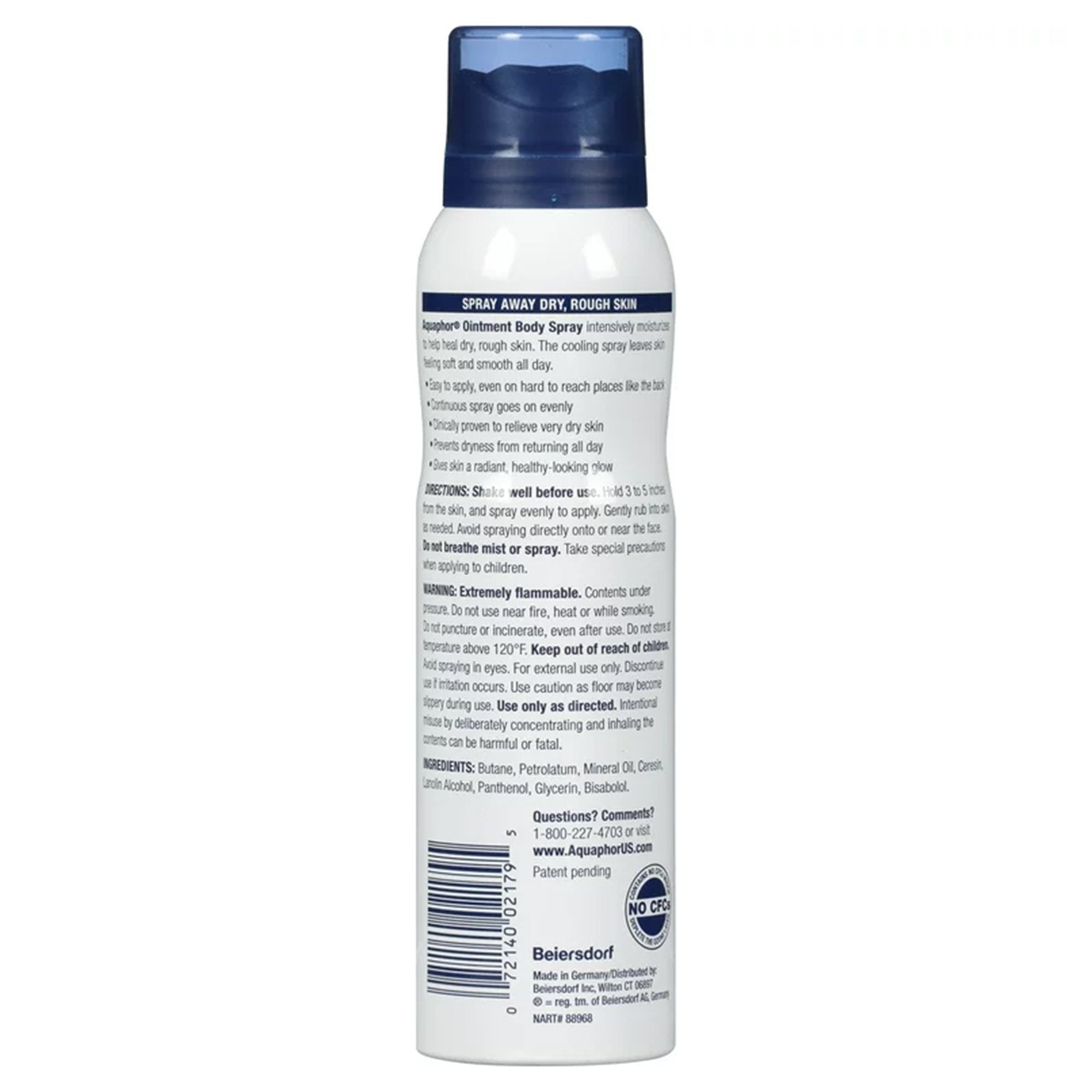 Aquaphor Advanced Therapy Ointment Body Spray, 3.7-ounce Aerosol Can (1 Unit)