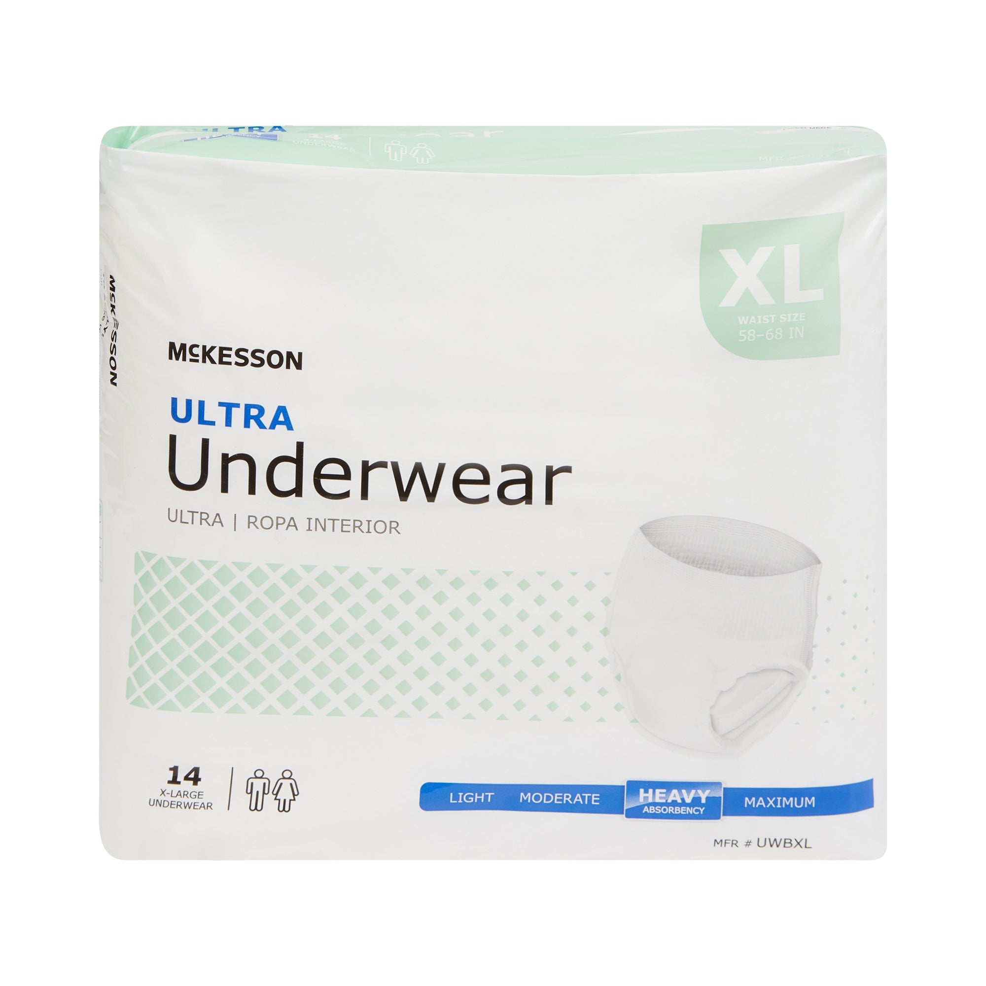 McKesson Ultra XL Heavy Absorbency Underwear - Discreet Adult Incontinence Aid