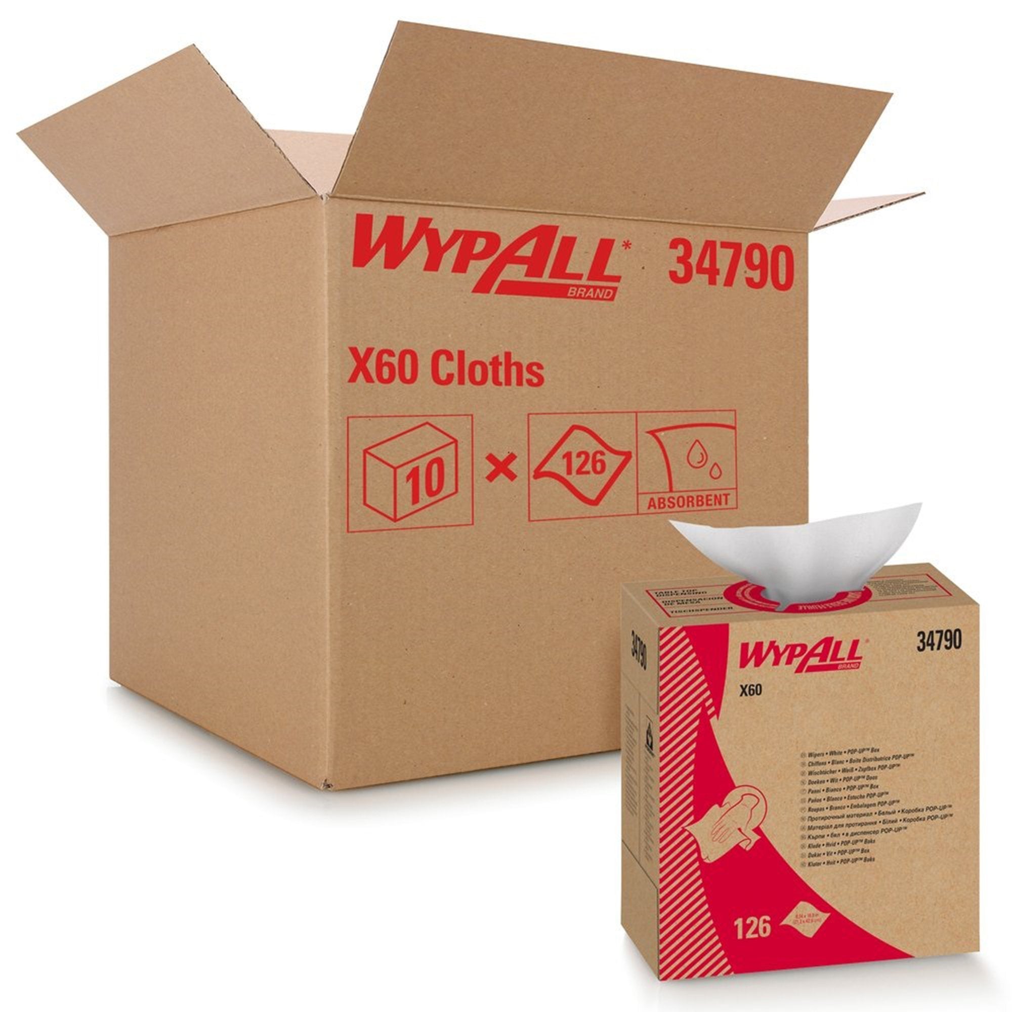 WypAll® X60 Cloths (126 Units)