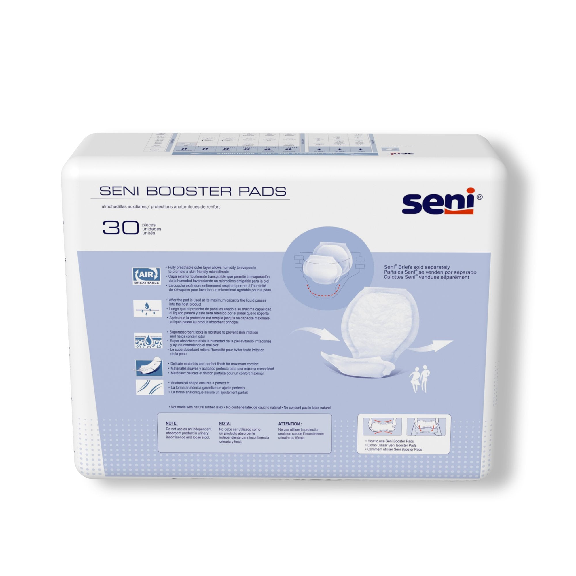 Seni® Booster Pad, 25-Inch Length (30 Units)