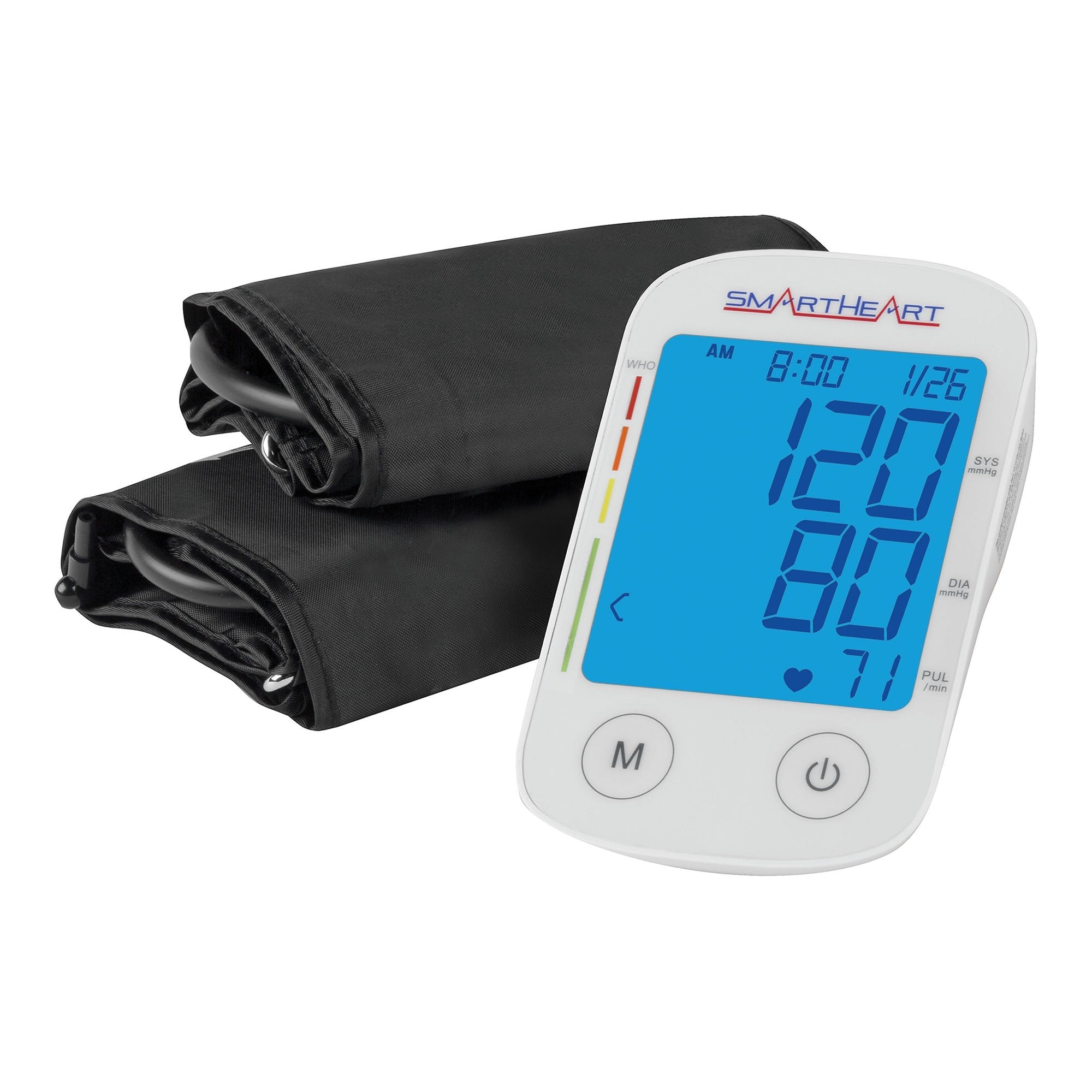 SmartHeart Blood Pressure Monitor with Automatic Inflation, L/XL Cuffs (1 Unit)