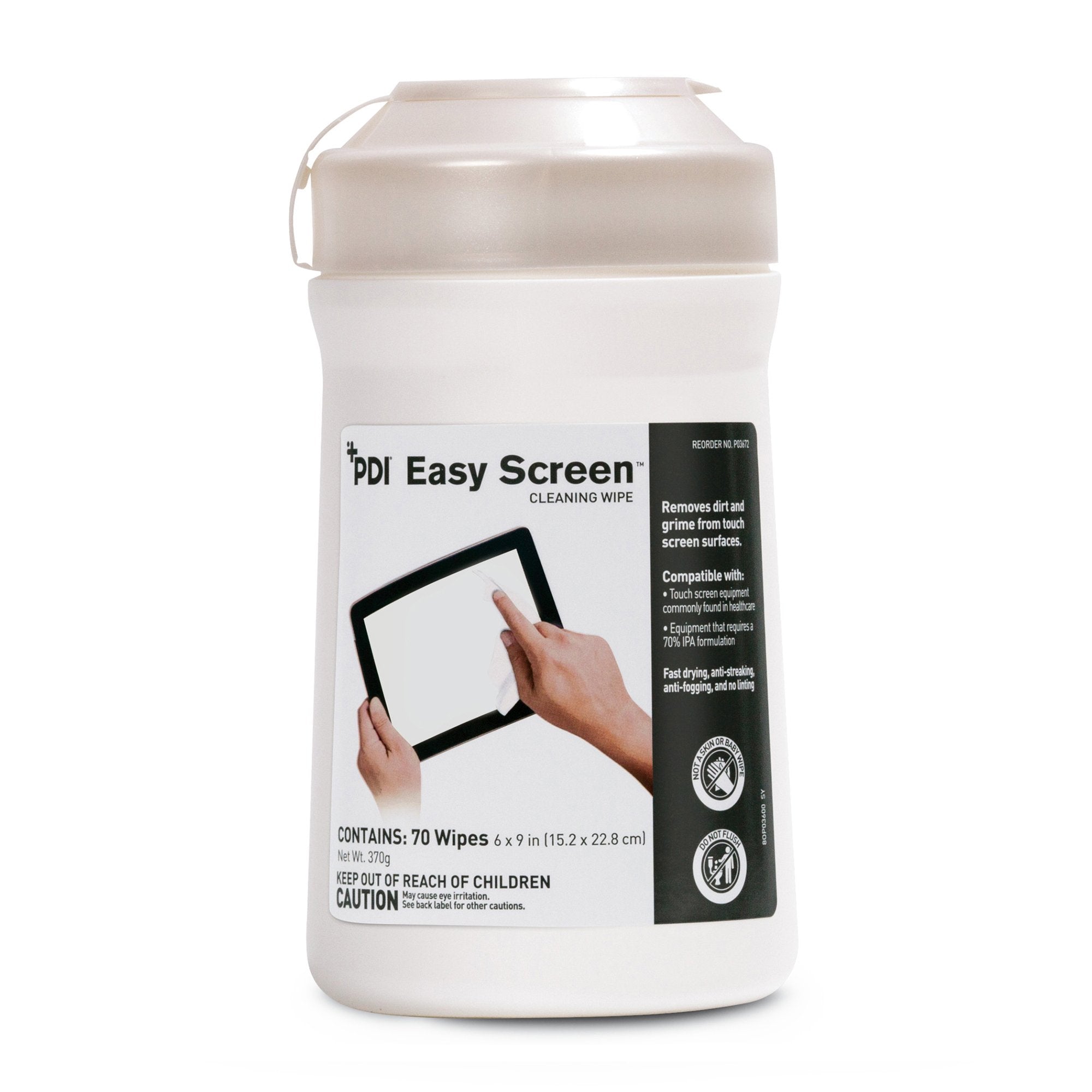 Easy Screen® Cleaning Wipe, 70 per Canister (840 Units)