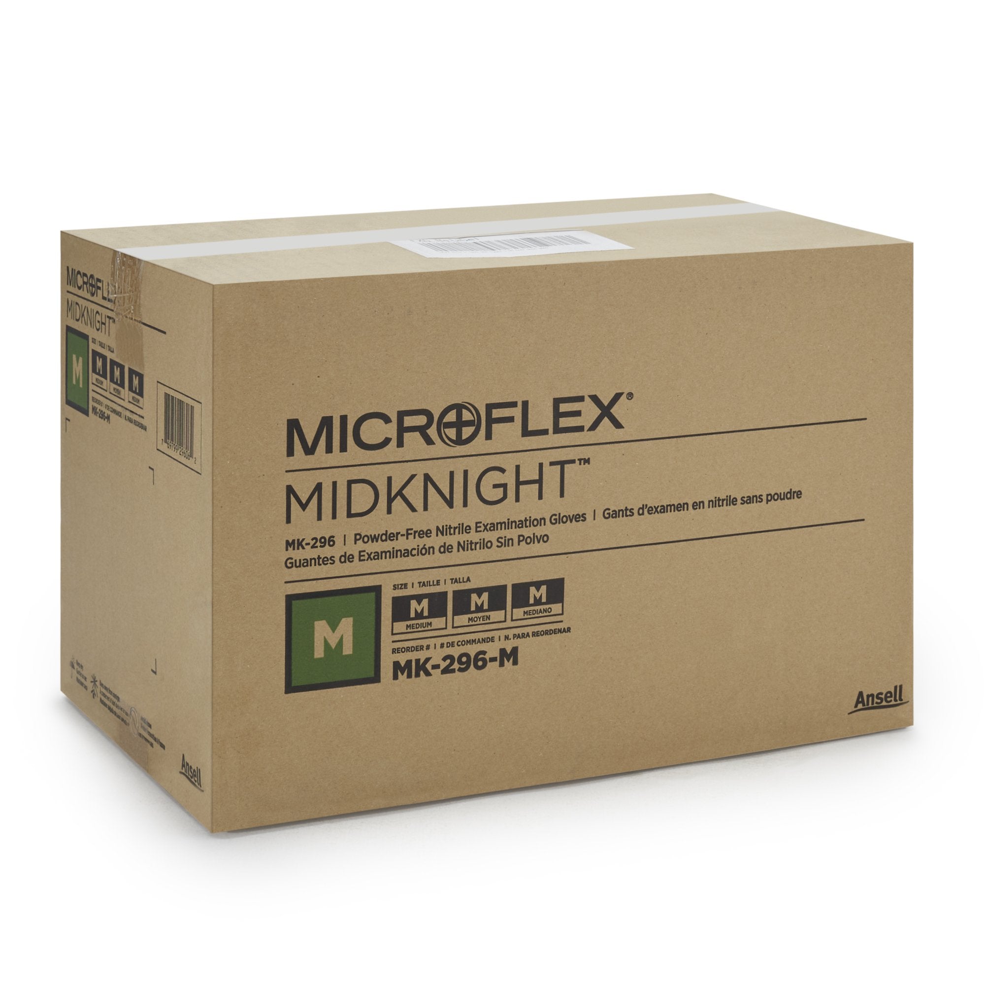 Microflex® Midknight™ Exam Glove, Medium, Black (1 Unit)