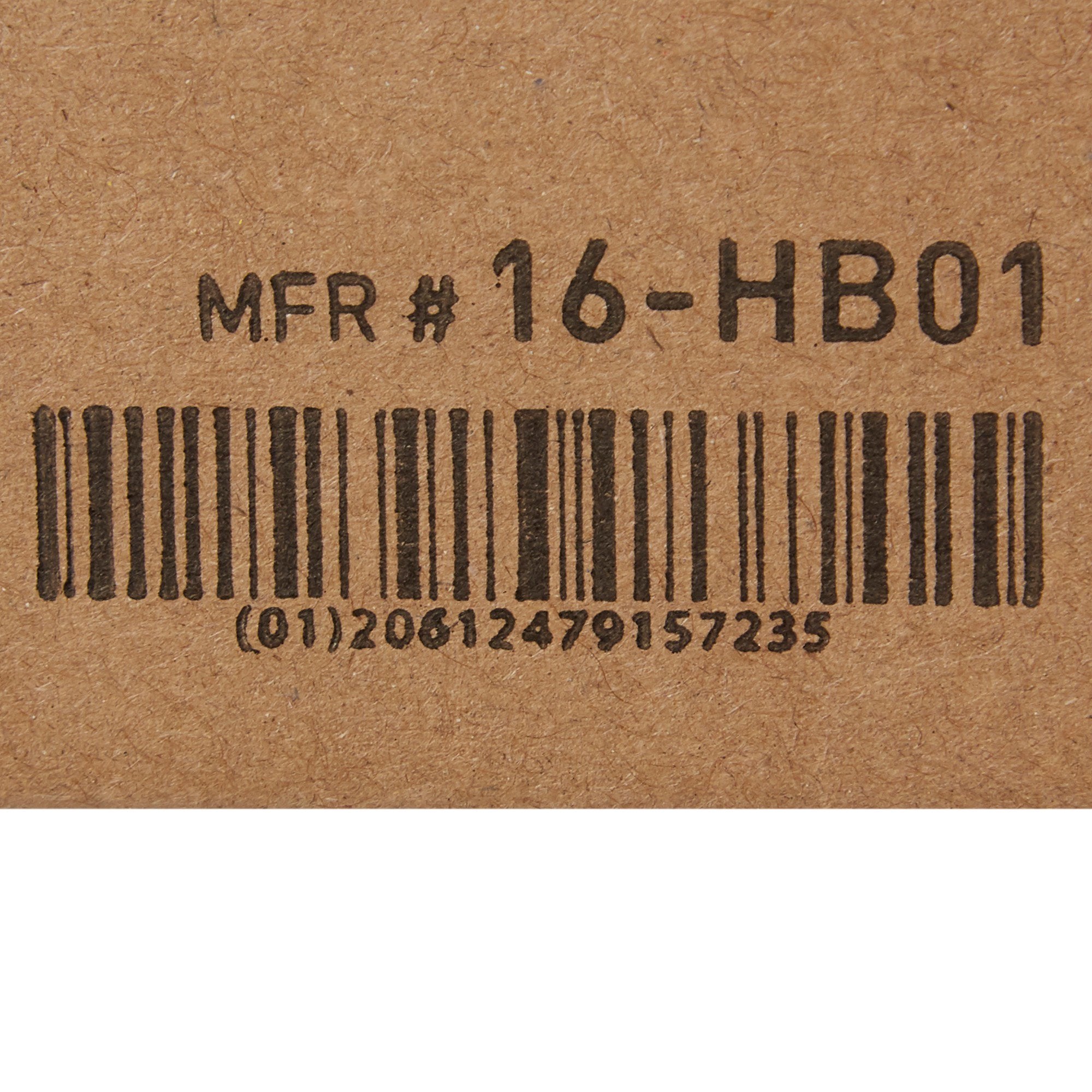 McKesson Black Bristle Hairbrush - Polypropylene Handle, 7.67" (12 Pack)