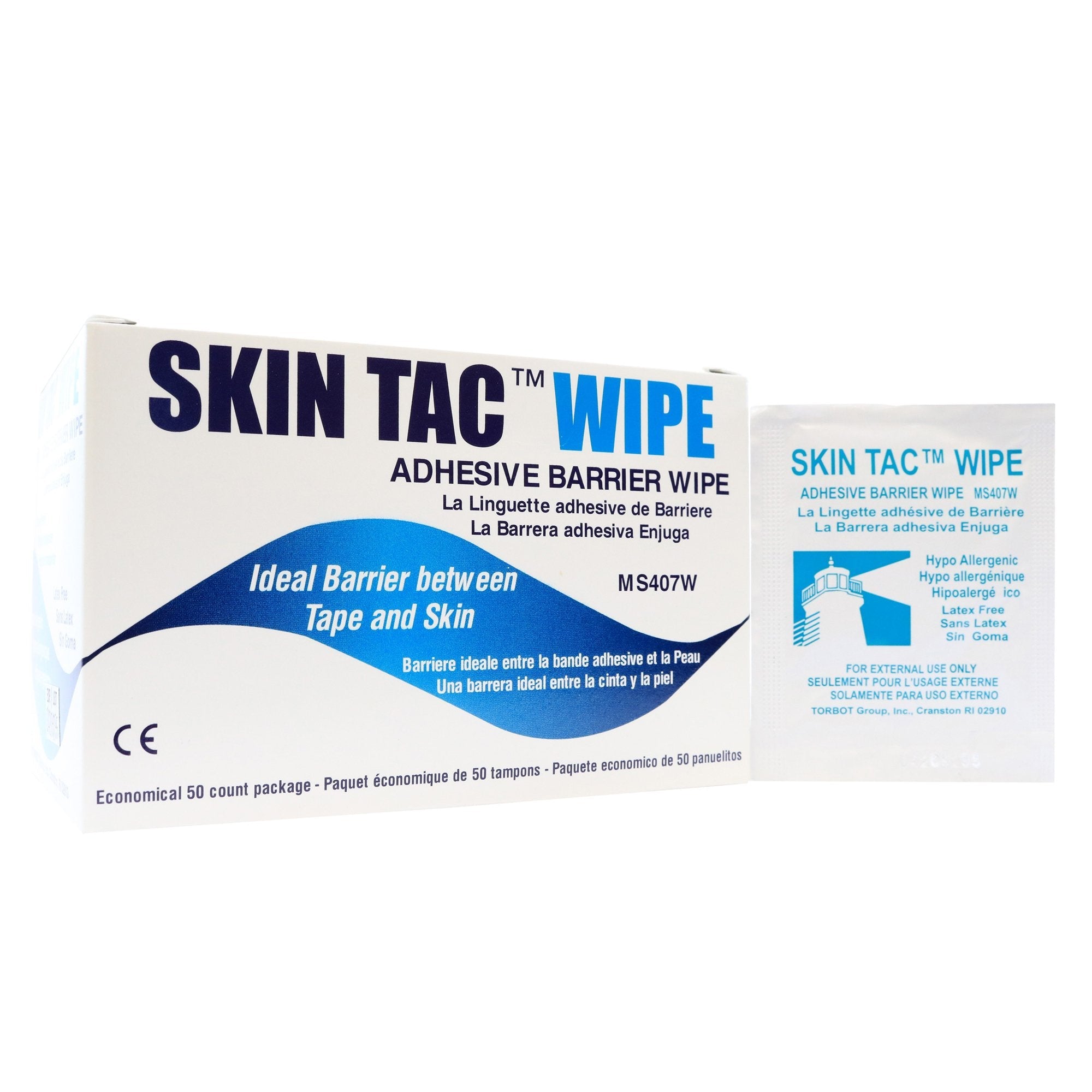 Skin Tac™ Skin Barrier Wipe (50 Units)