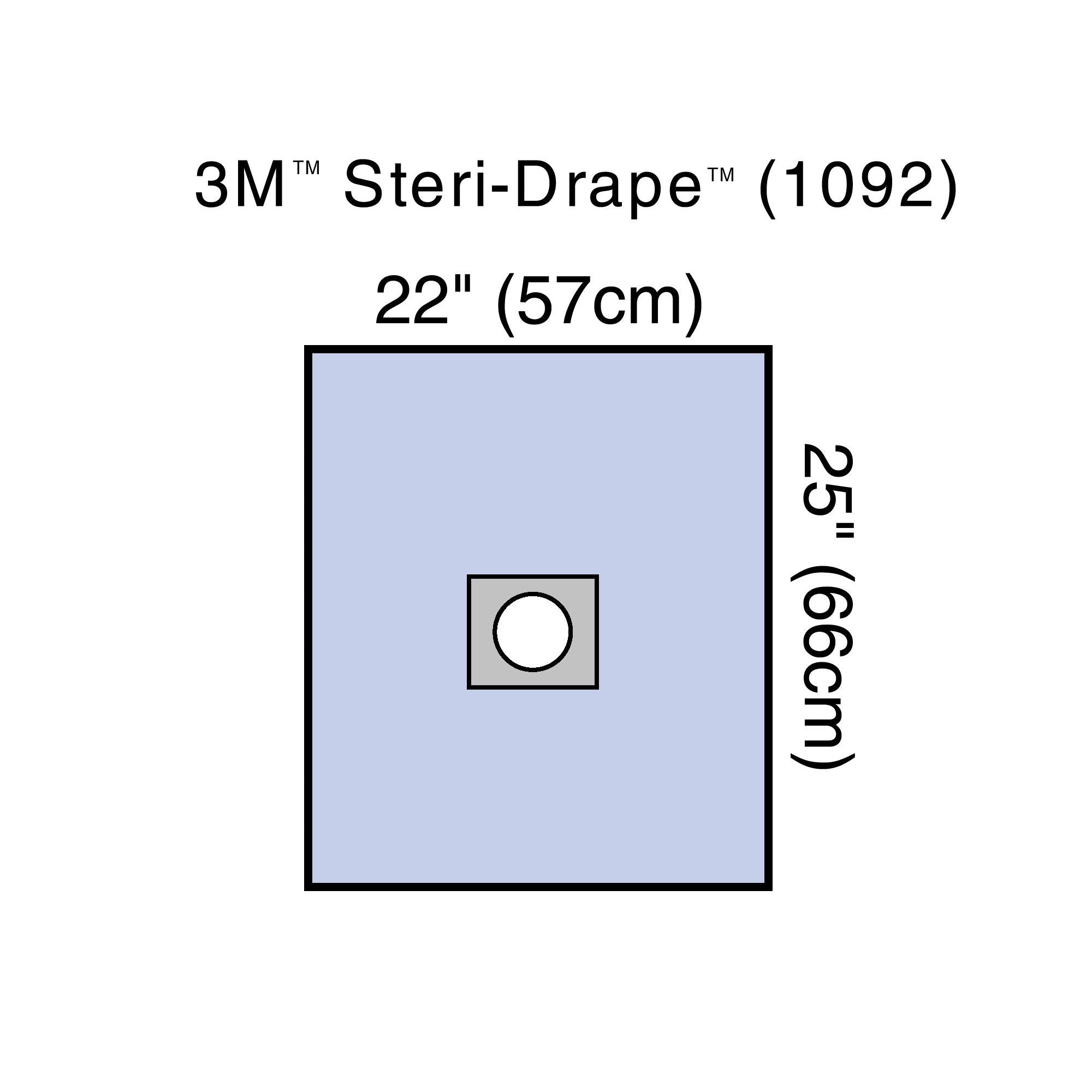 3M™ Steri-Drape™ Sterile Small Surgical Drape, 22 x 25 Inch (25 Units)