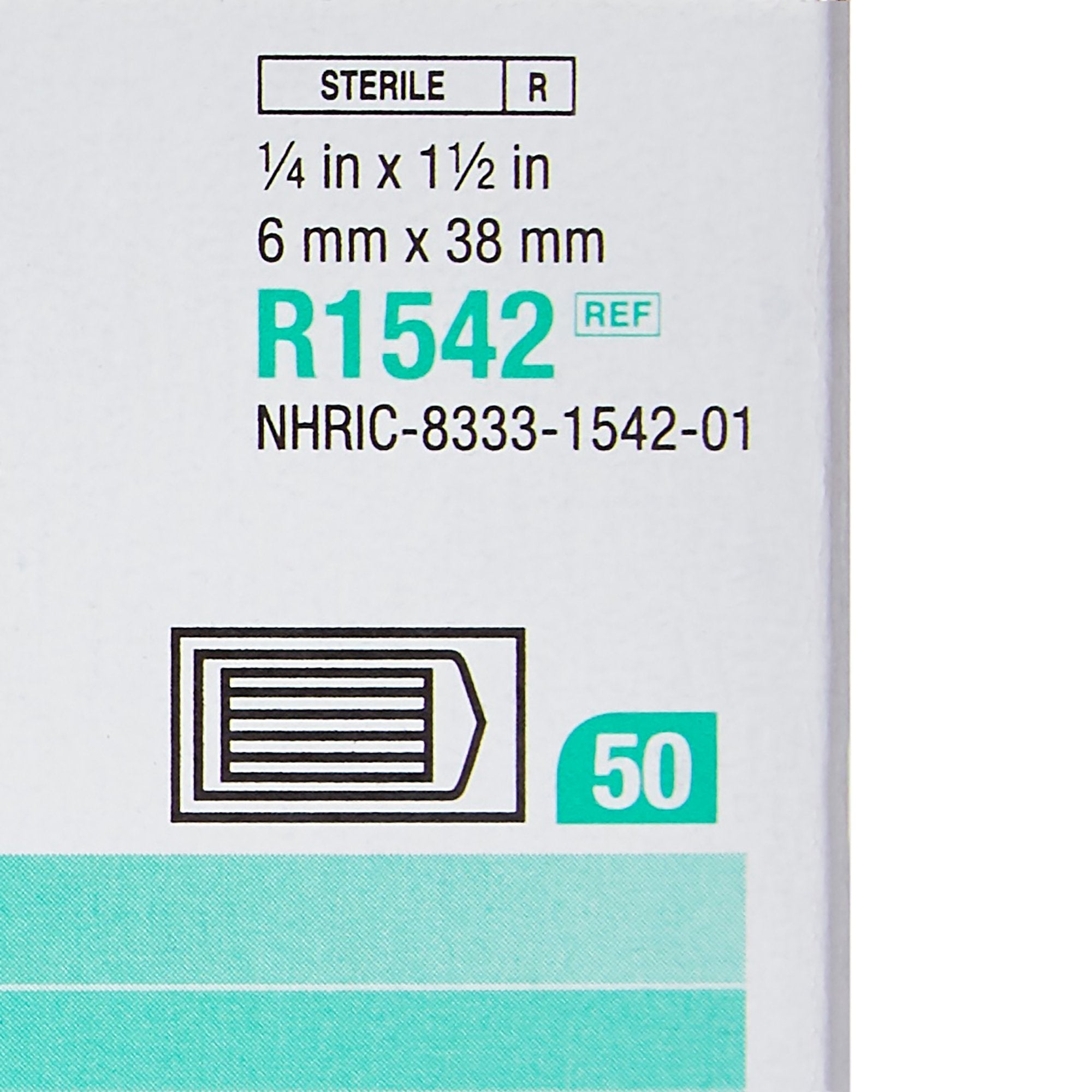 3M™ Steri-Strip™ Skin Closure Strip, 0.25 x 1.5 in. (200 Units)