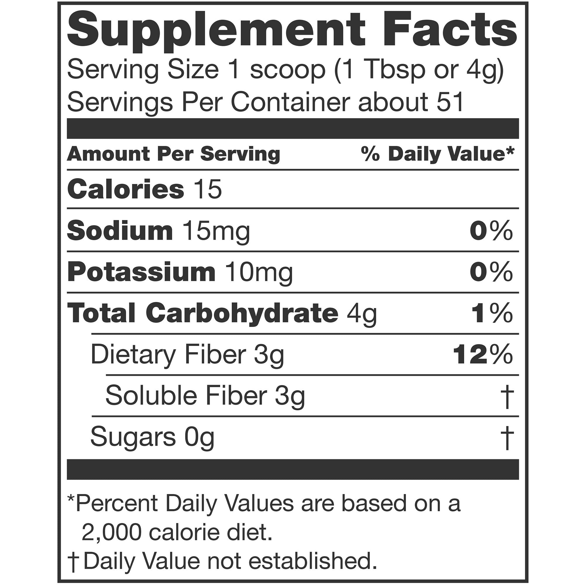 Nutrisource® Fiber Supplement, 7.2-ounce canister (1 Unit)