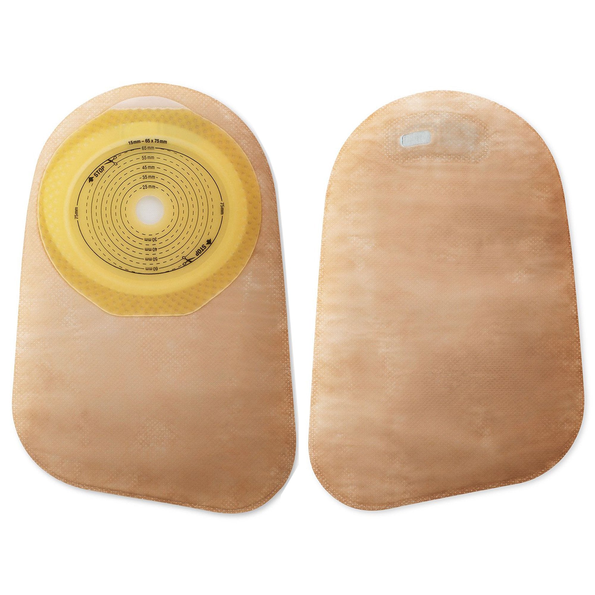 Premier™ One-Piece Closed End Beige Colostomy Pouch, 9 Inch Length, 1-3/8 Inch Stoma (30 Units)