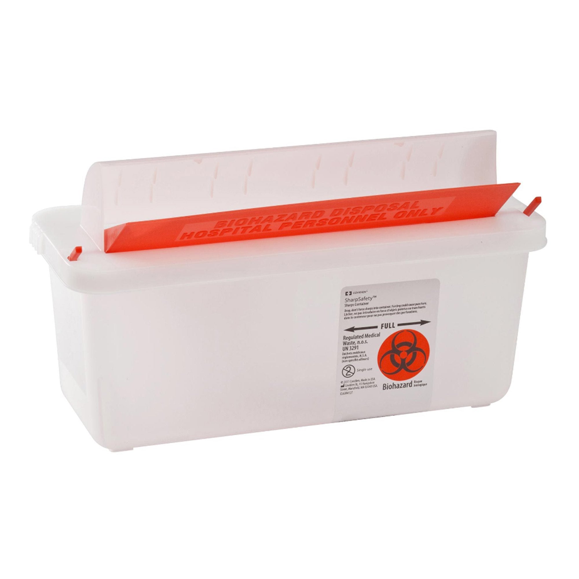 In-Room™ Multi-purpose Sharps Container, 1-1/4 Gallon, 11 x 10¾ x 4¾ Inch (20 Units)