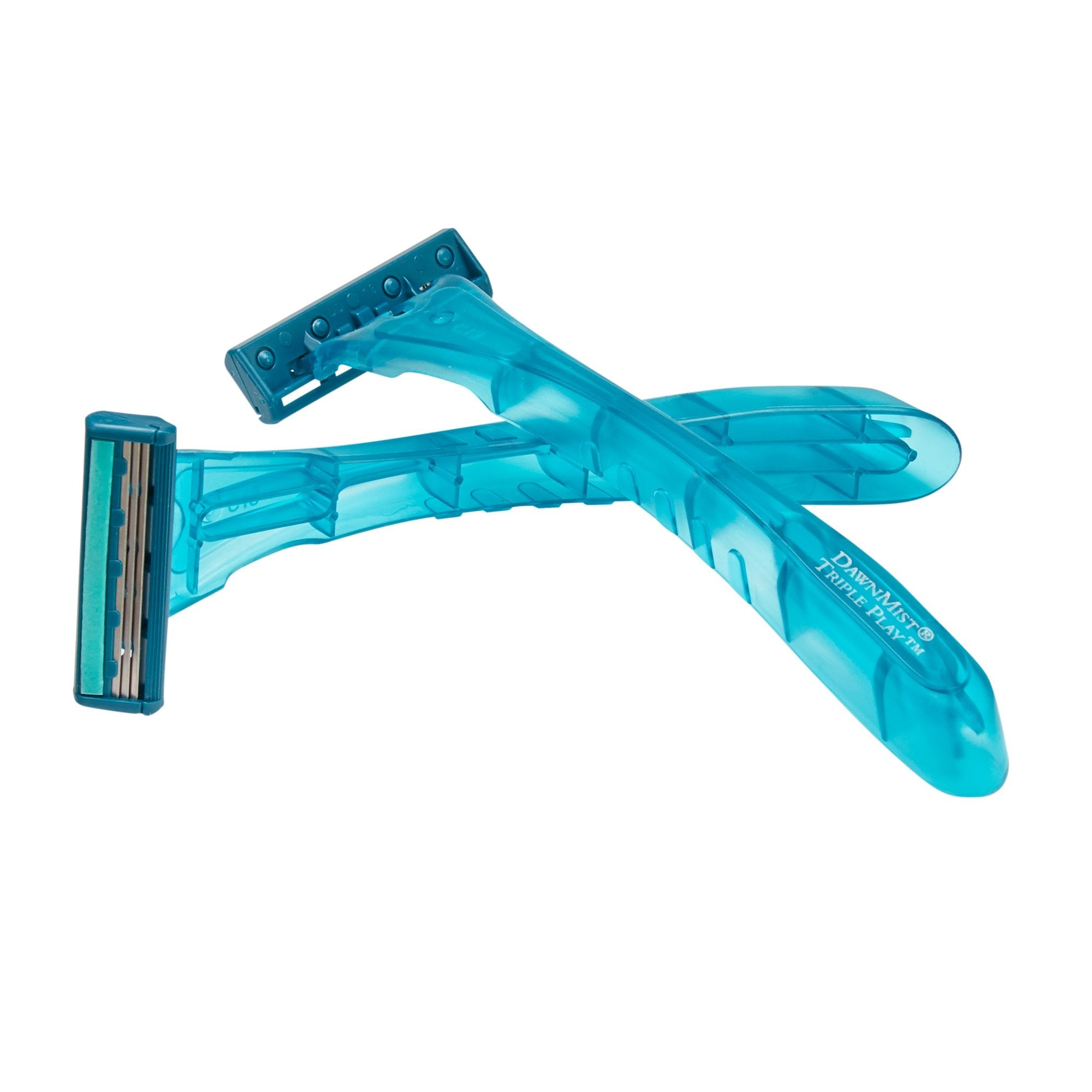 DawnMist Triple Play Facial Razor, Disposable (10 Units)