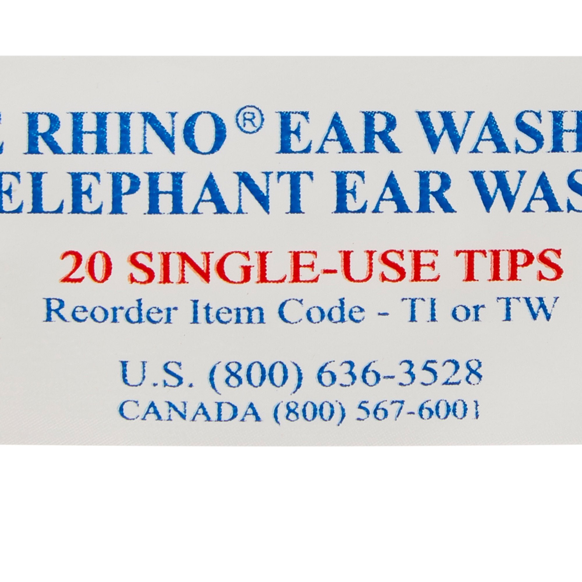 Doctor Easy Elephant Ear Wash System Tips (20 Units)