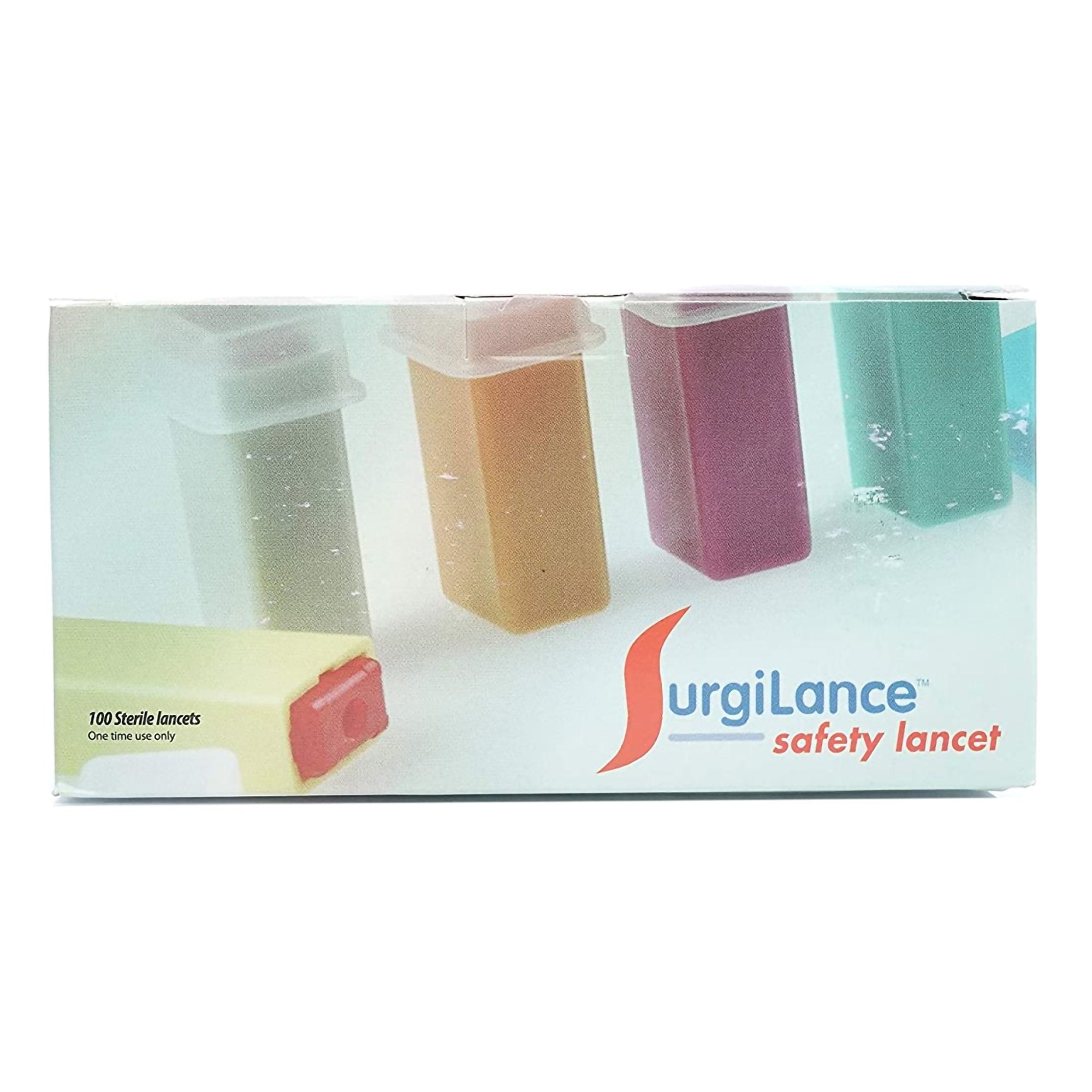 Safety Lancet Surgilance® 21 Gauge Retractable Push Button Activation Finger - image 2