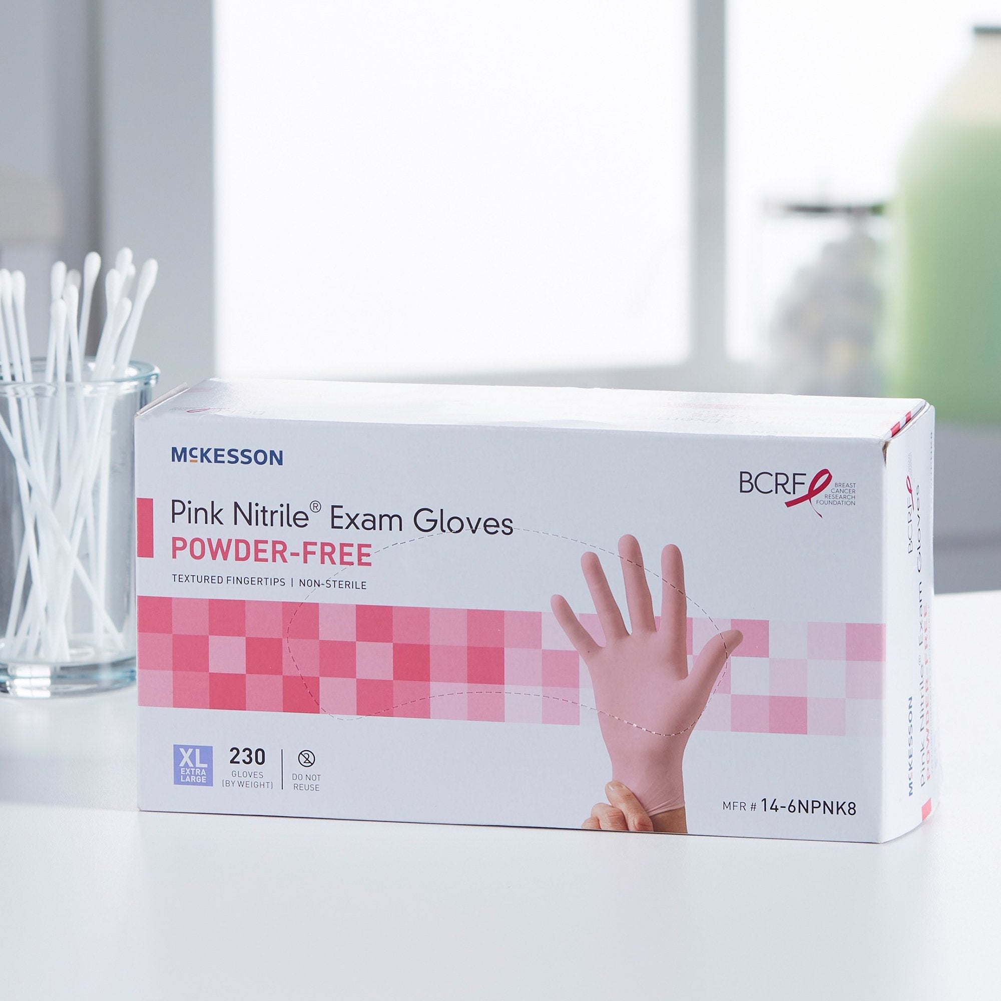McKesson Pink Nitrile® Nitrile Exam Glove, Extra Large, Pink (230 Units)