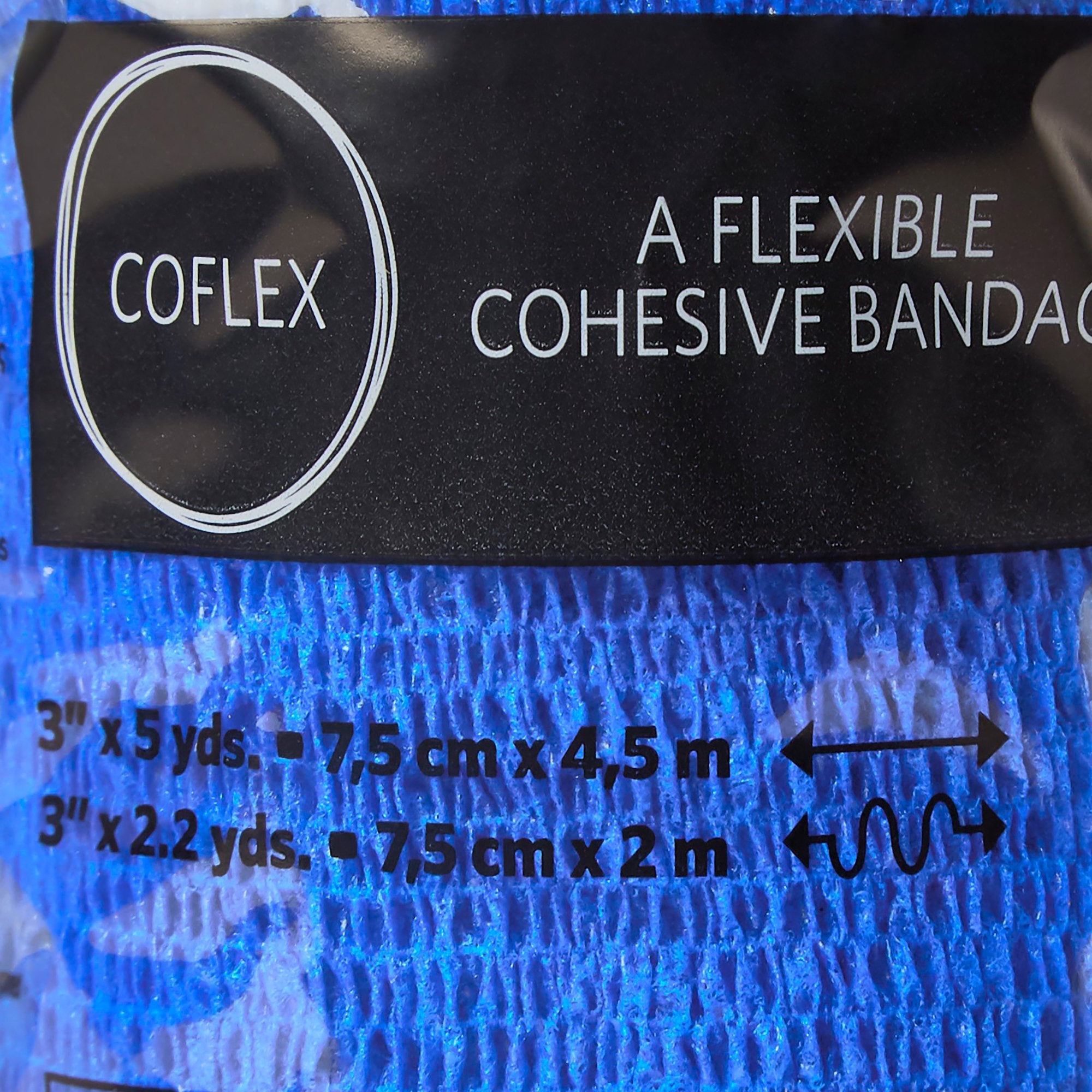 Cohesive Bandage CoFlex® 3 Inch X 5 Yard Self-Adherent Closure Teal / Blue / White / Purple / Red / Green NonSterile 14 lbs. Tensile Strength - image 6