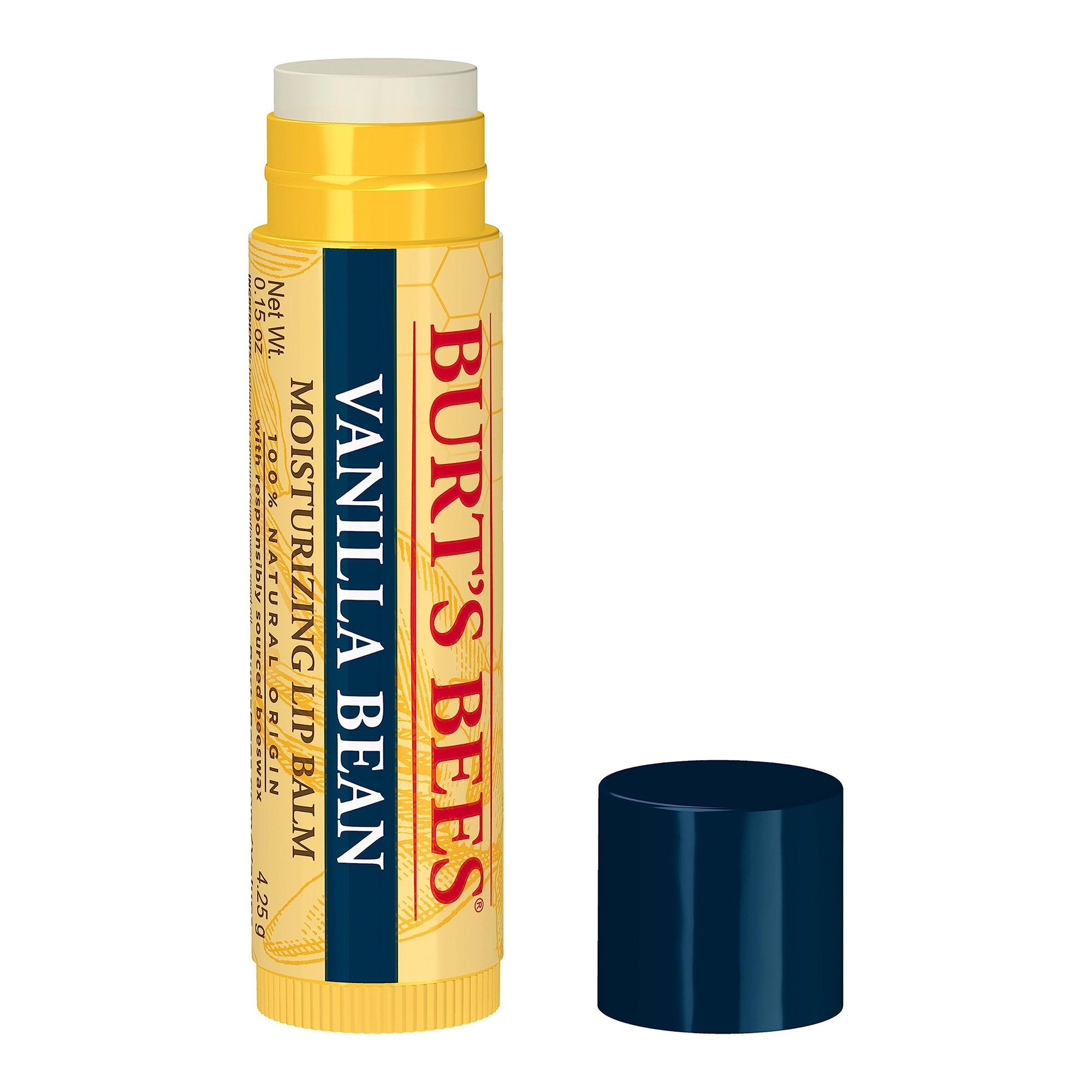 Lip Balm Burt's Bees® 0.15 oz. Balm Tube Vanilla Bean Flavor - image 2