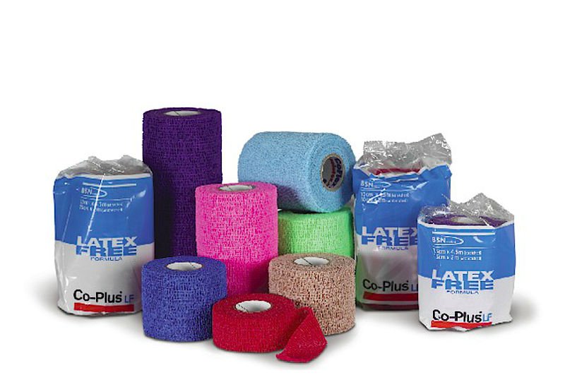 Cohesive Bandage Co-Plus® LF 4 Inch X 5 Yard Self-Adherent Closure Beige NonSterile Standard Compression
