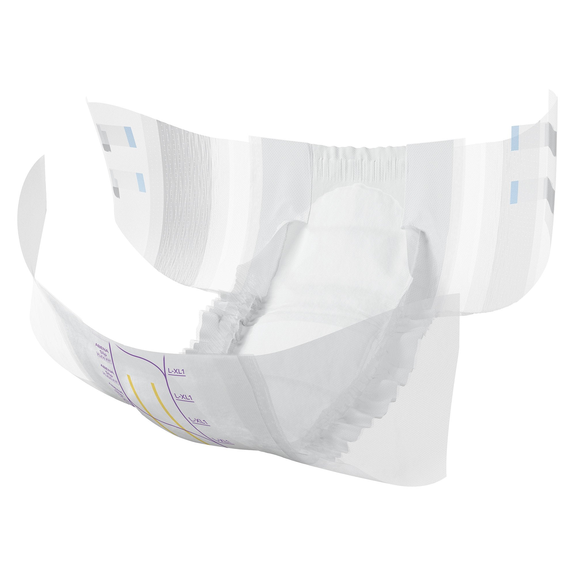 Incontinence Brief Abena Slip Flexi Fit Adult Large / X-Large Unisex Disposable Moderate Absorbency - image 6