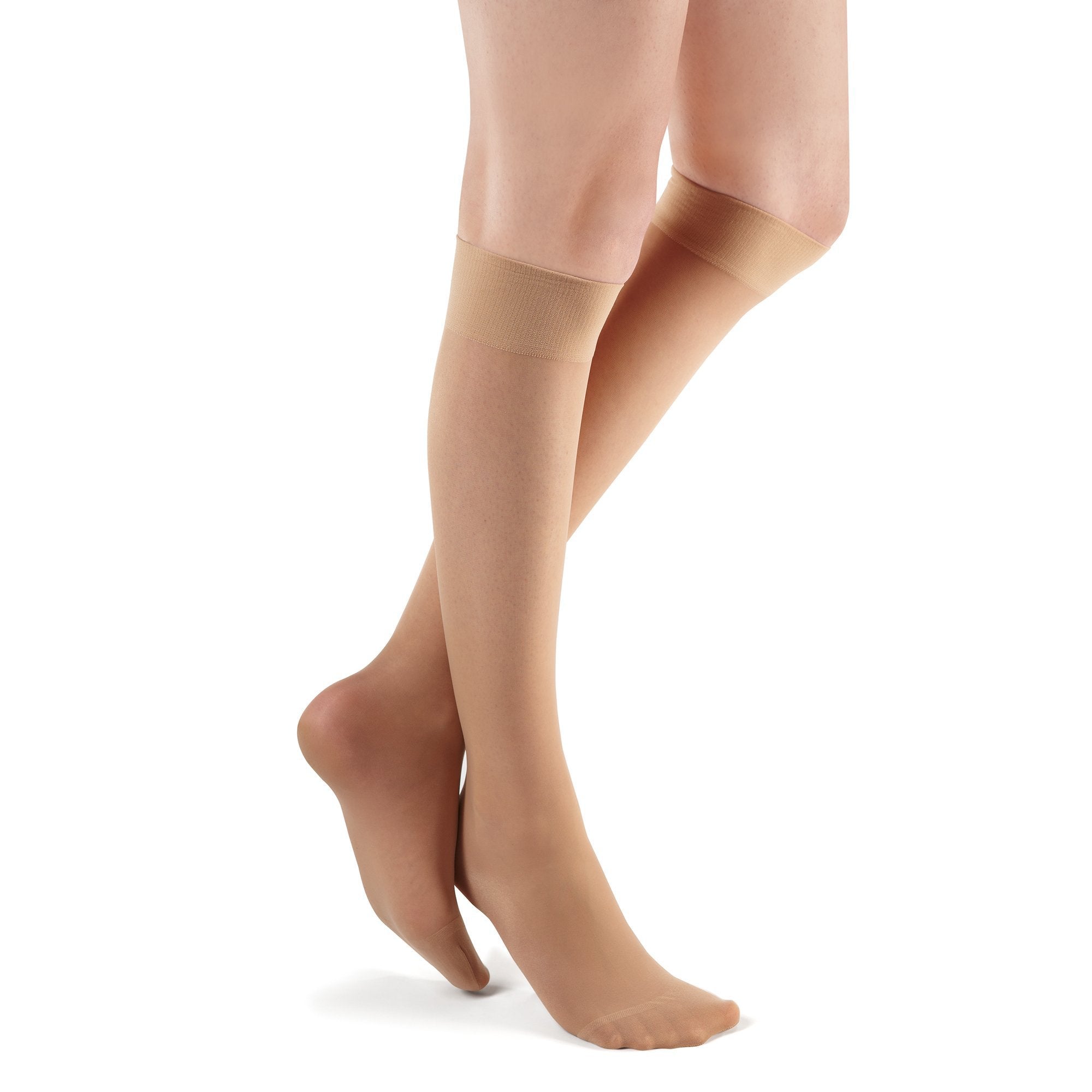Compression Stocking 3M™ Futuro™ Energizing Knee High Medium Nude Closed Toe - image 3