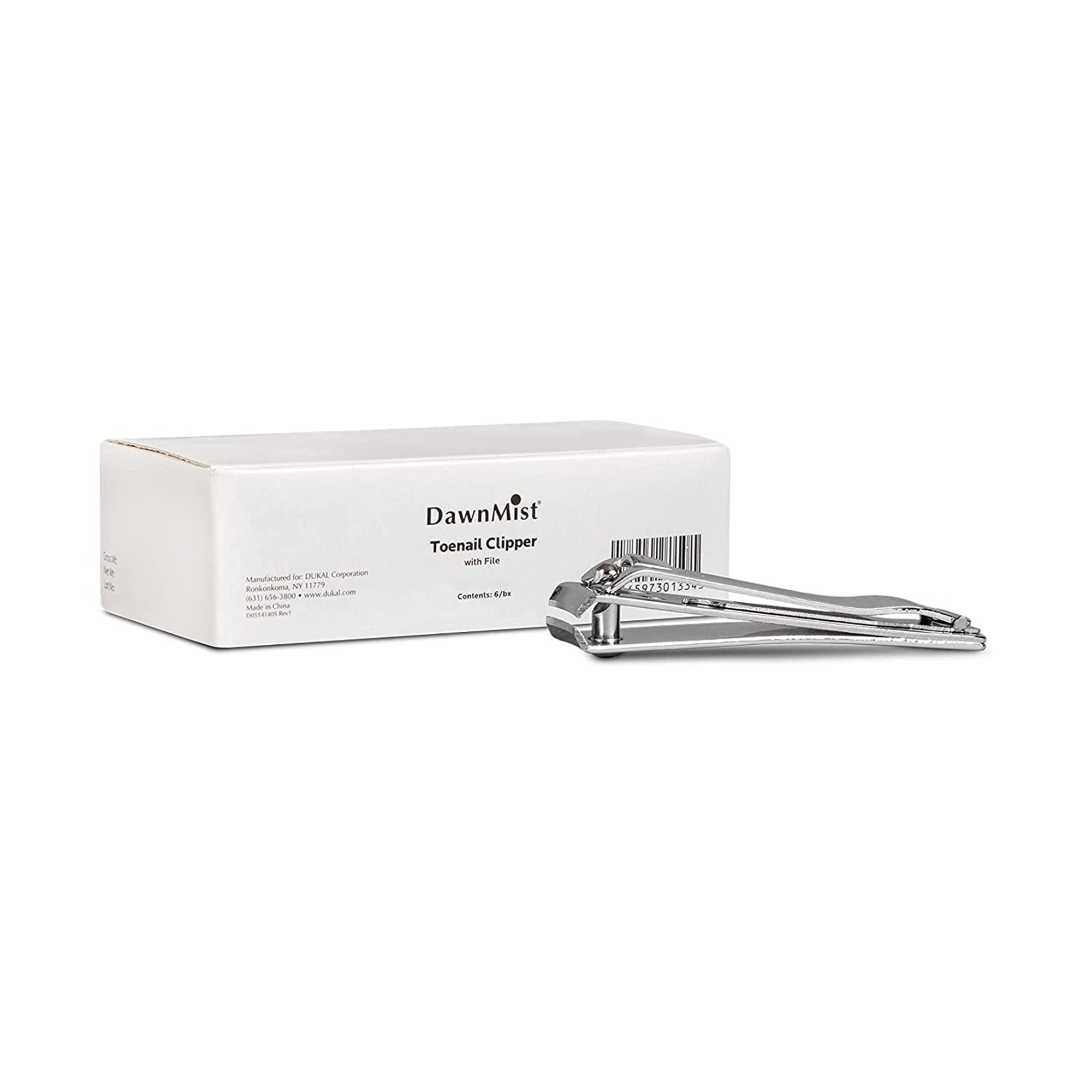 DawnMist® Toenail Clippers with File (6 Units)