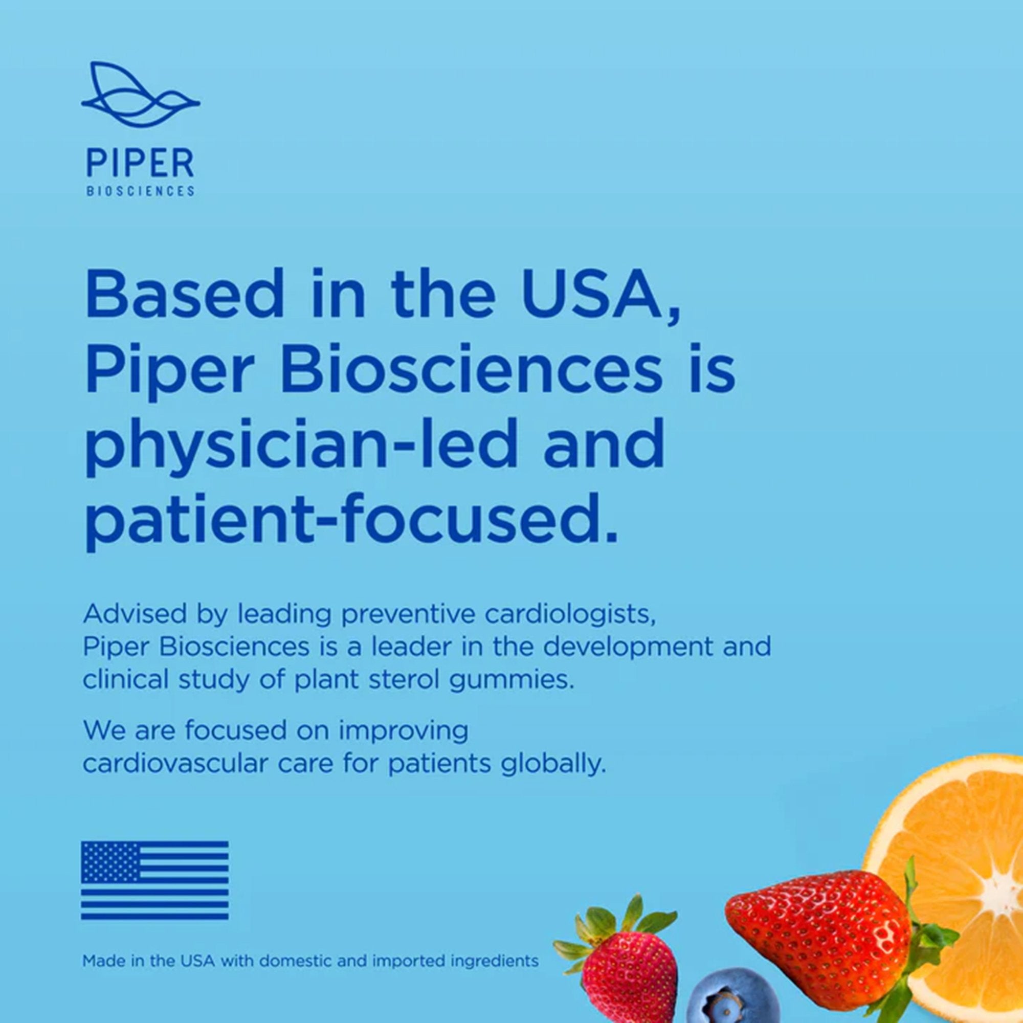 Dietary Supplement PIPER LDL® Healthy Cholesterol Plant Sterols 1.14 g Strength Gummy 2 Per Pack Fruit Flavor - image 4