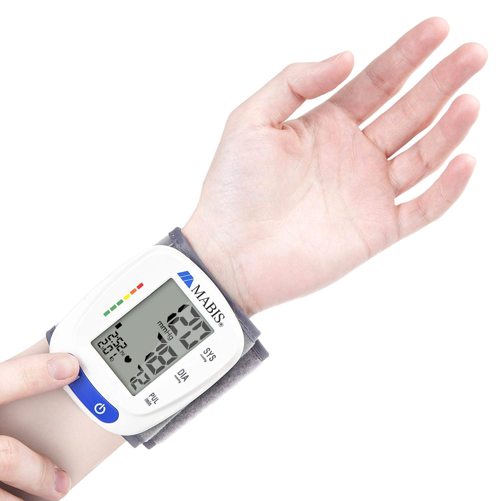 Digital Blood Pressure Monitor MABIS® Adult Cuff Cloth Fabric Cuff 5.3 to 8.5 inches Mobile - image 5