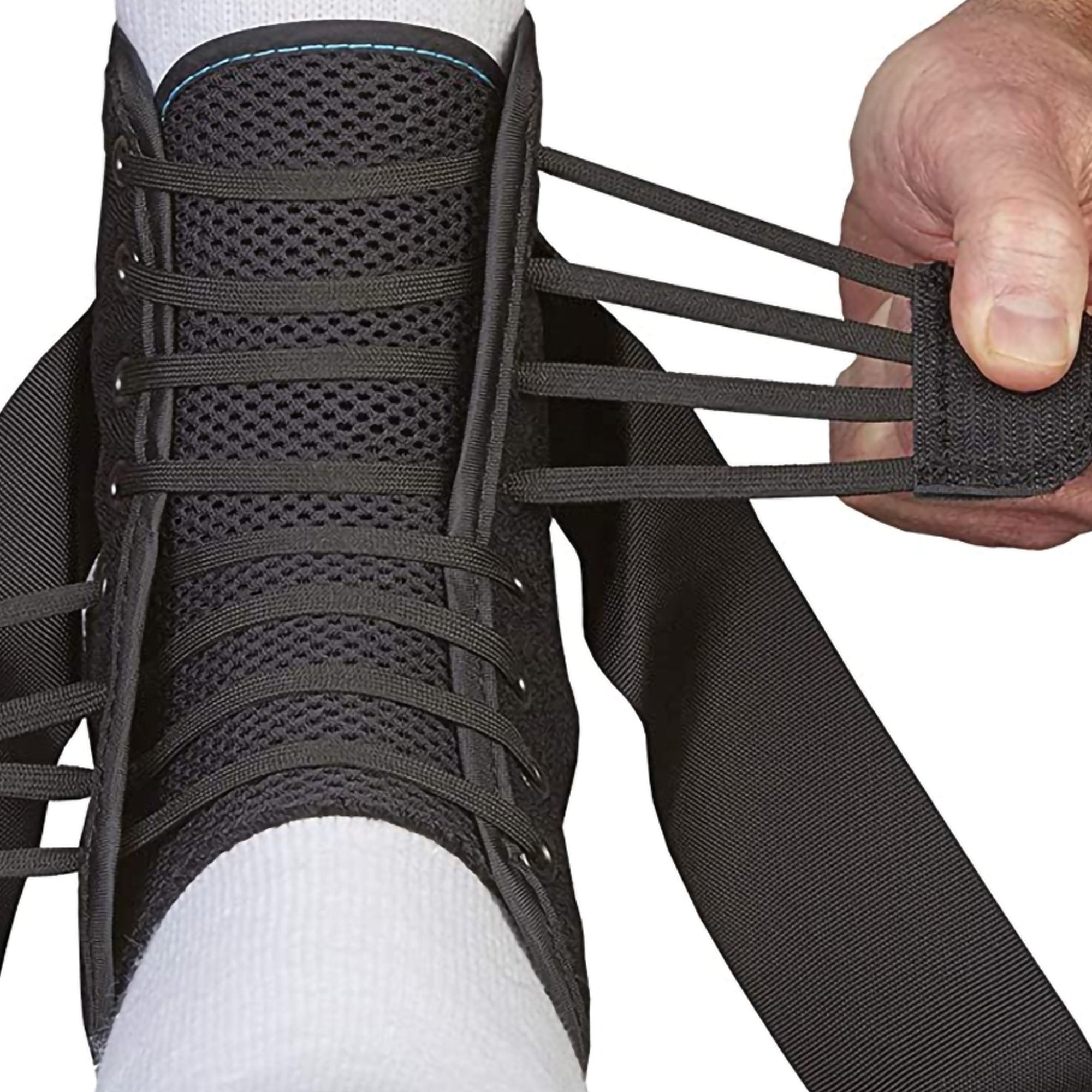 Ankle Support ASO® Speed Lacer Large Hook and Loop Strap Closure / Lace-Up Foot - image 5