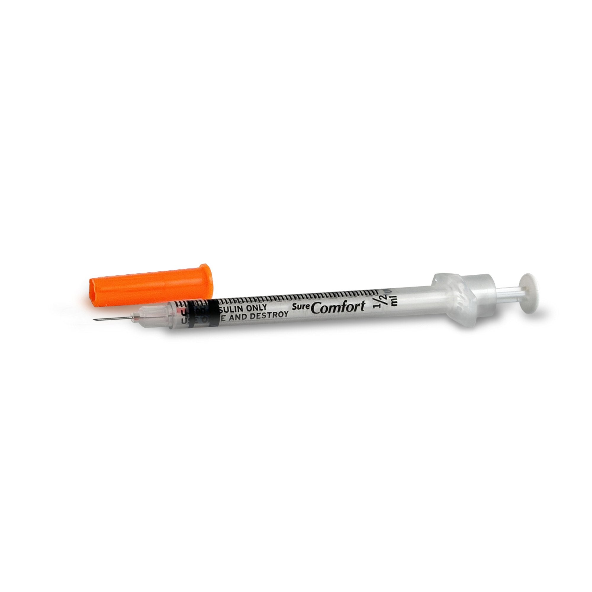 Standard Insulin Syringe with Needle Surecomfort® 0.5 mL 5/16 Inch 31 Gauge NonSafety Regular Wall - image 3