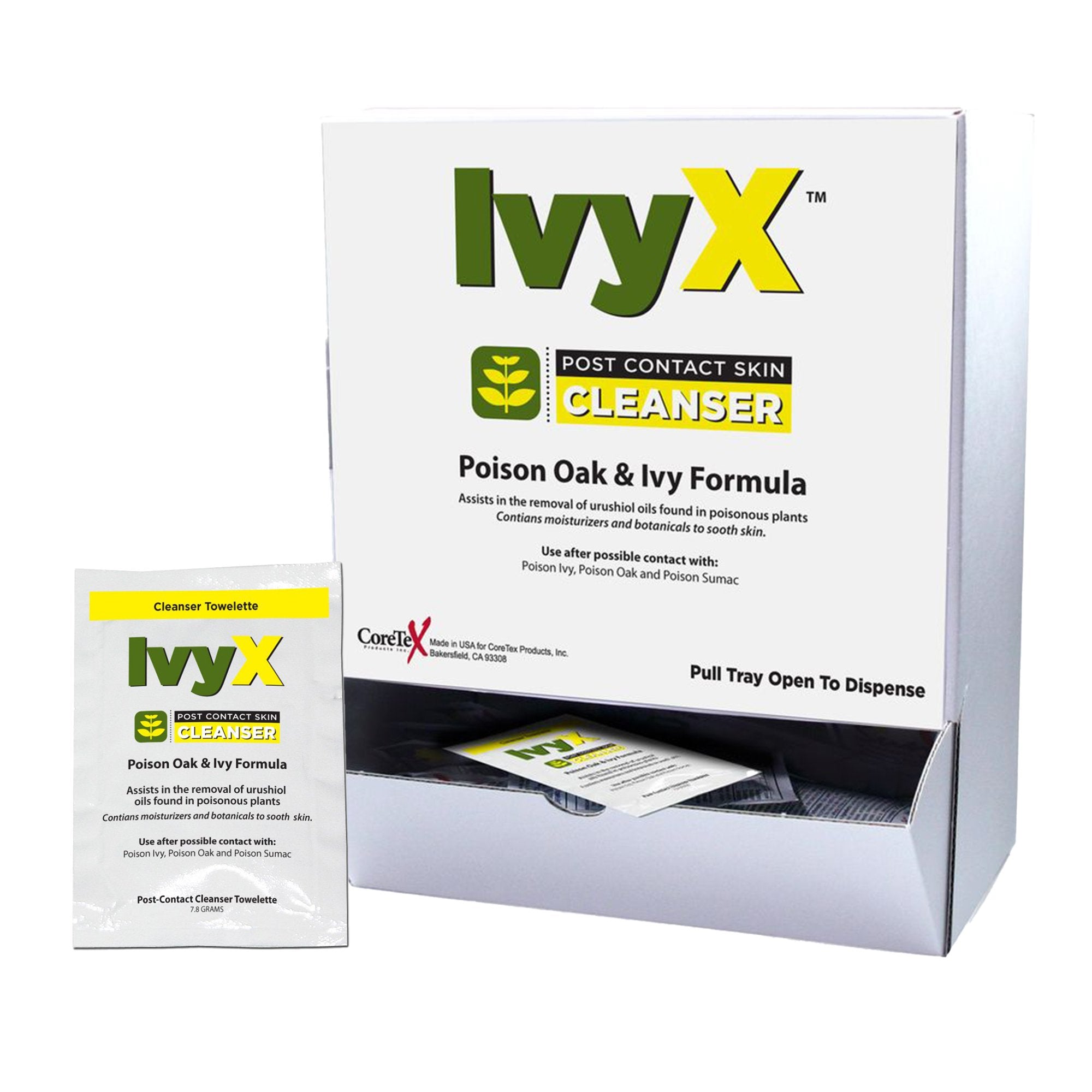 Itch Relief IvyX™ Post-Contact Towelette 25 per Box Individual Packet