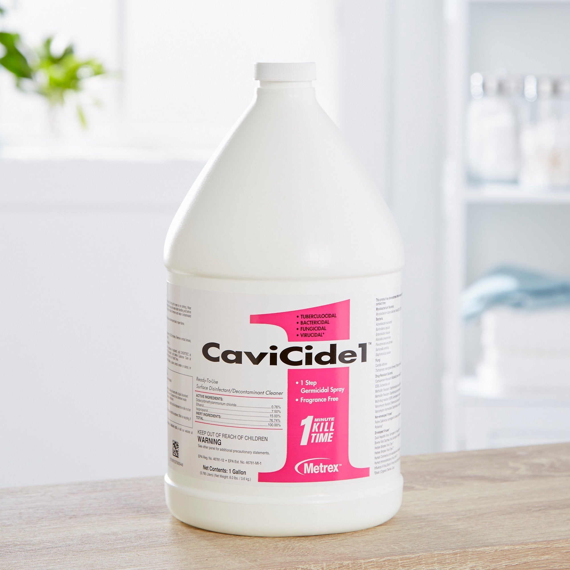 CaviCide1™ Multi-Purpose Disinfectant Cleaner - 1 Gallon, Fragrance-Free