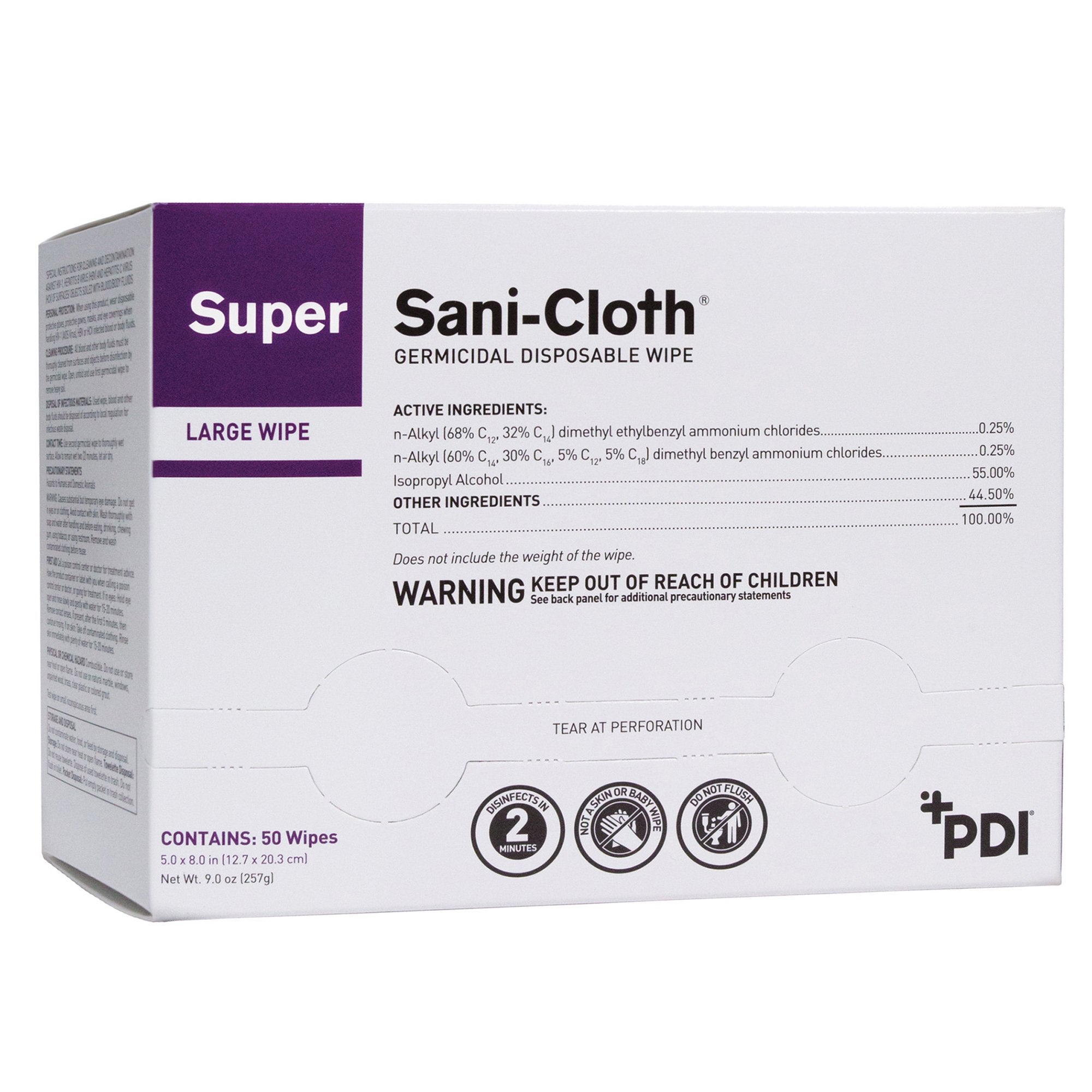 Super Sani-Cloth Disinfectant Wipes - 50ct Individual Packets