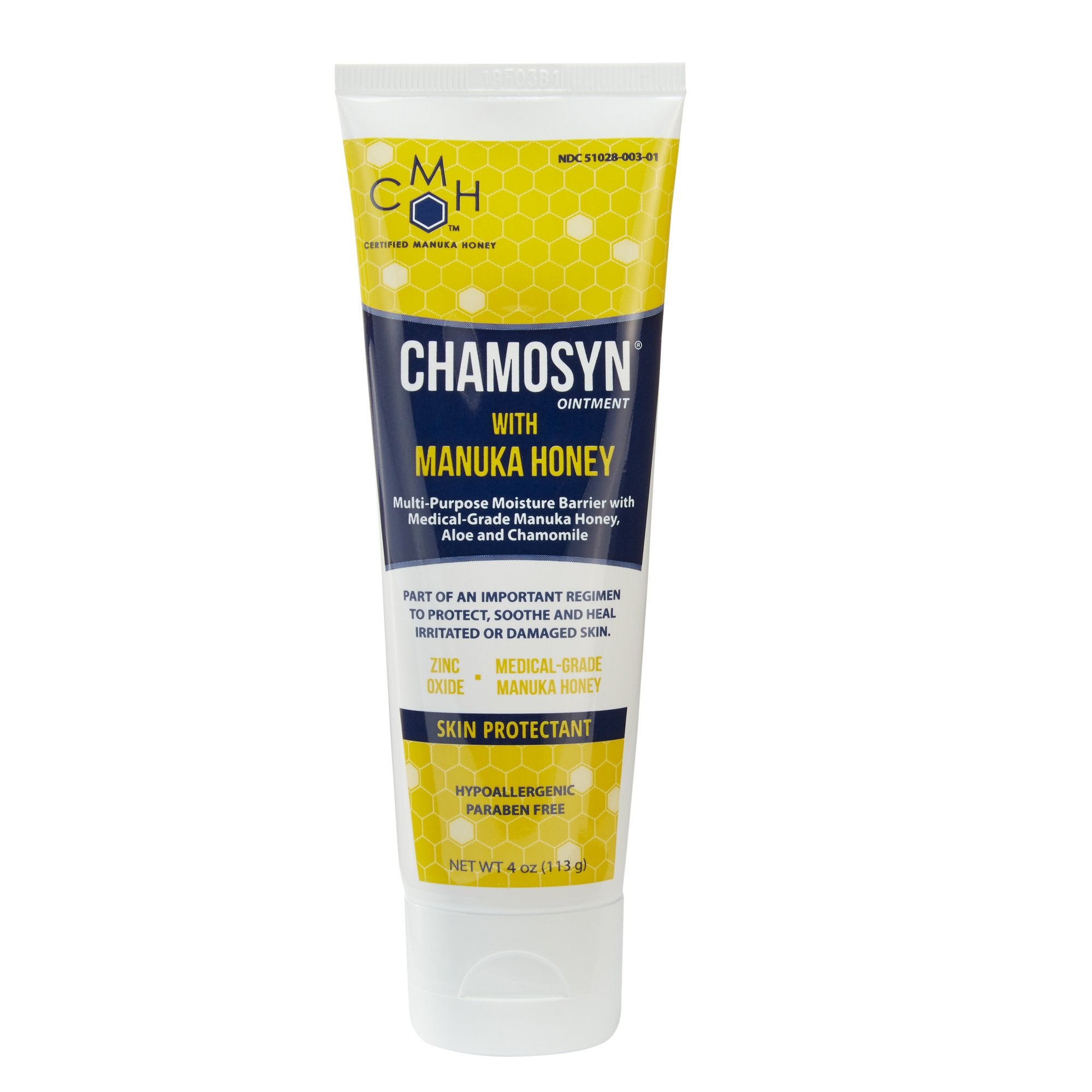 Chamosyn® Ointment with Manuka Honey Skin Protectant, 4-ounce tube