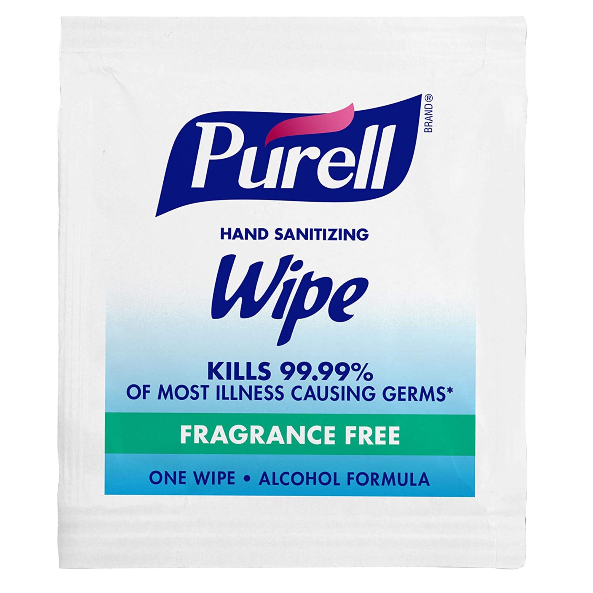 Purell Hand Sanitizing Wipe, Ethyl Alcohol, Individual Packet (1000 Units)