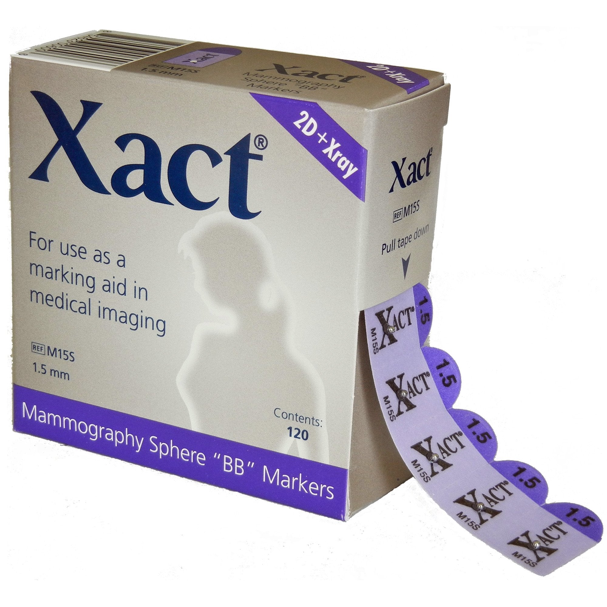 Radiology Skin Marker Xact® Nipple (120 Units)