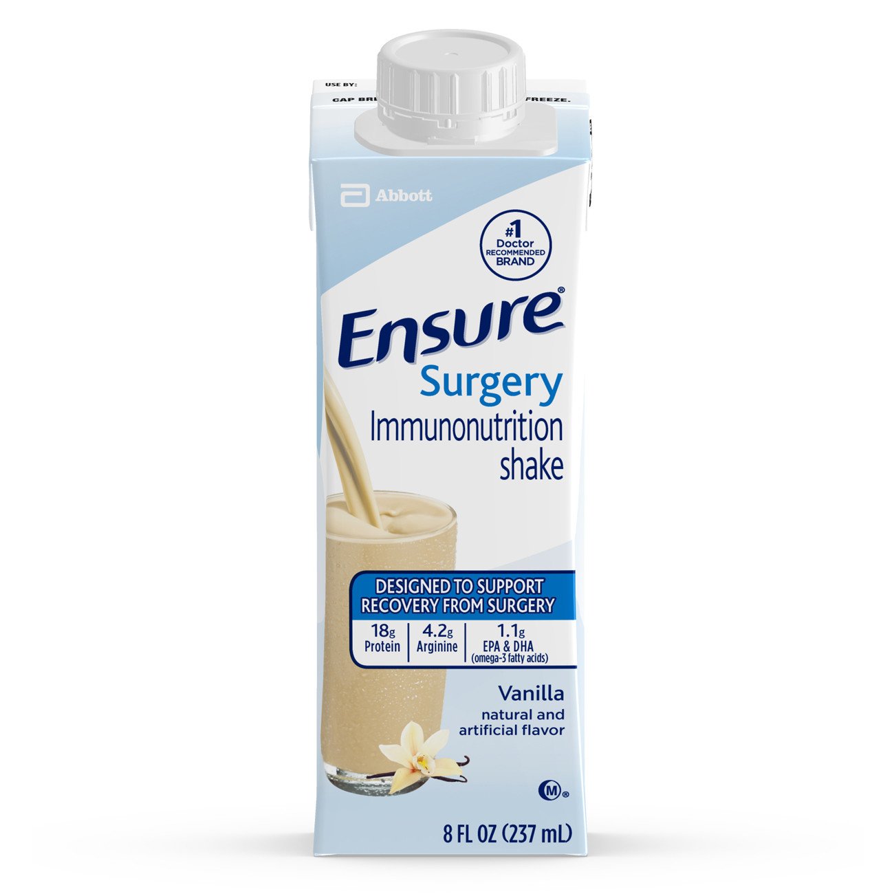 Ensure® Surgery Vanilla Immunonutrition Shake, 8-ounce carton