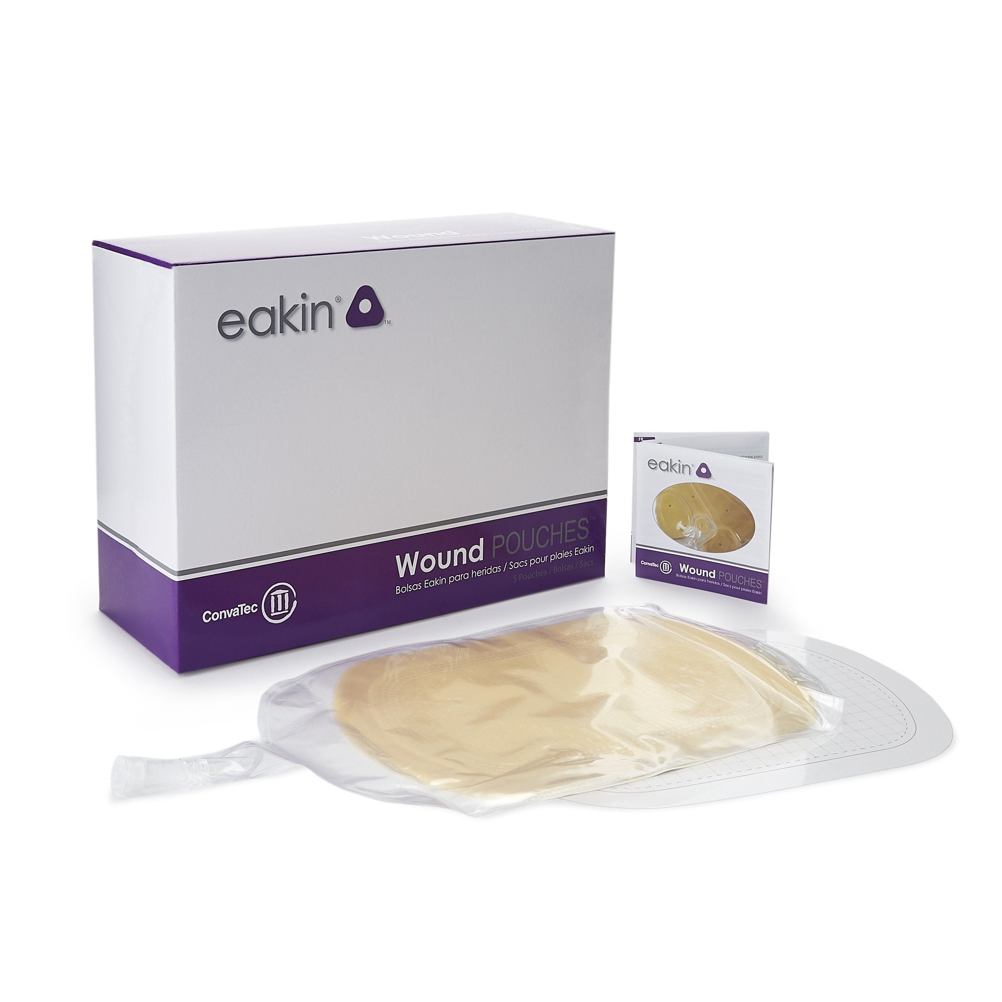 Eakin® Fistula and Wound Drainage Pouch, 6-3/10 x 9-7/10 Inch (5 Units)