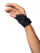 Thumb Brace CMC Controller Plus™ Adult Large / X-Large Hook and Loop Strap Closure Left Hand Black