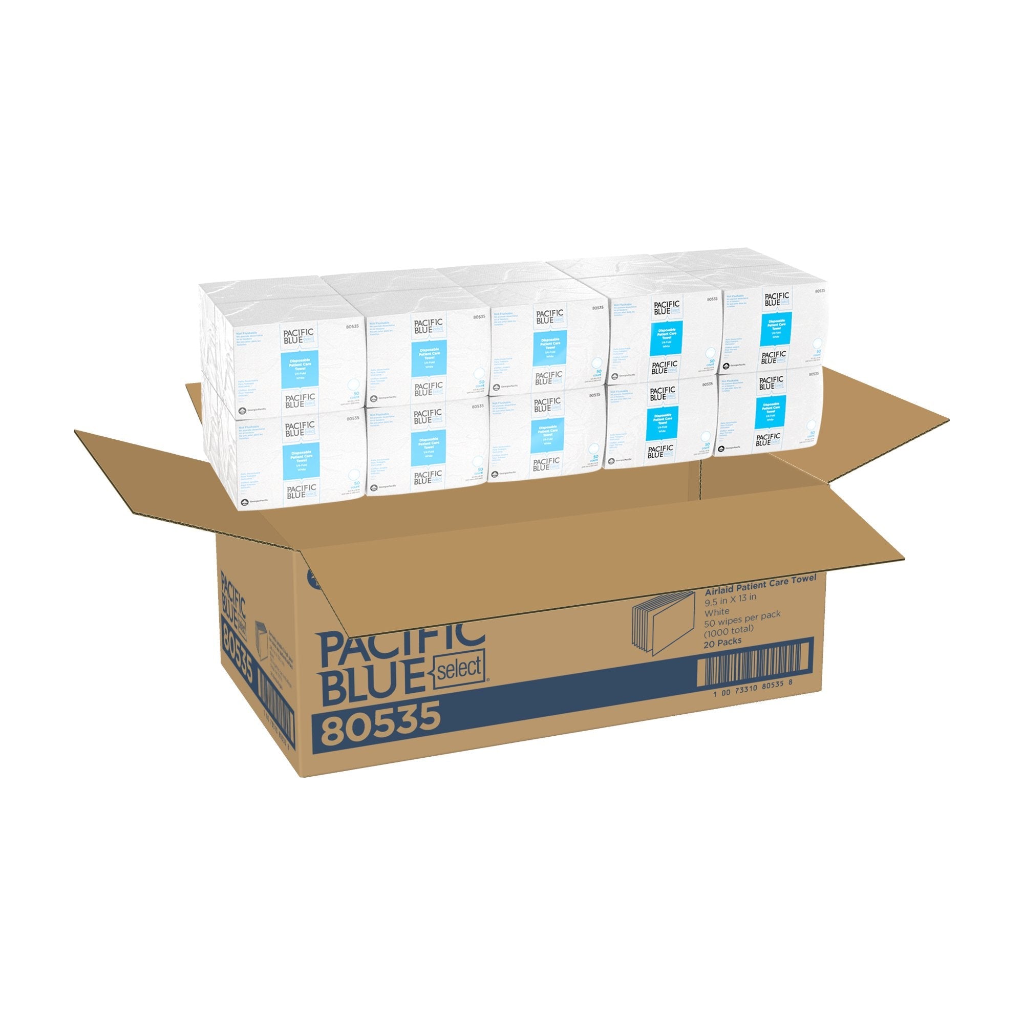 Pacific Blue Select™ A400 Disposable Washcloths (50 Units)