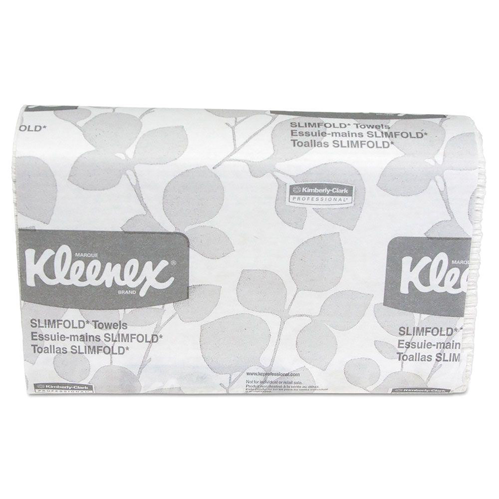 Kleenex® Slimfold Towels, Absorbency Pockets, White, Single Ply (24 Units)