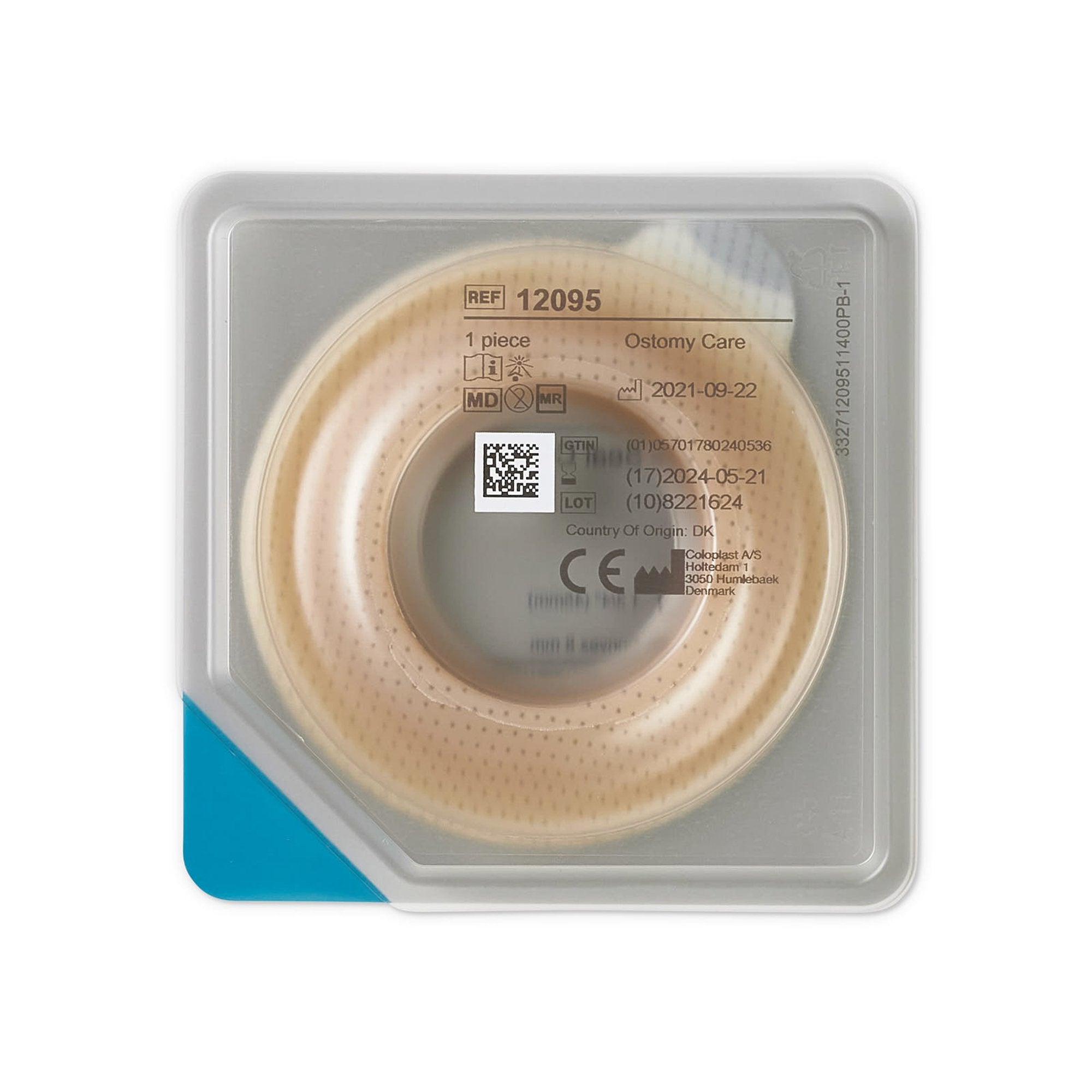 Ostomy Seal Brava® Convex, Starter Hole 1-3/4 Inch (45mm) (10 Units)