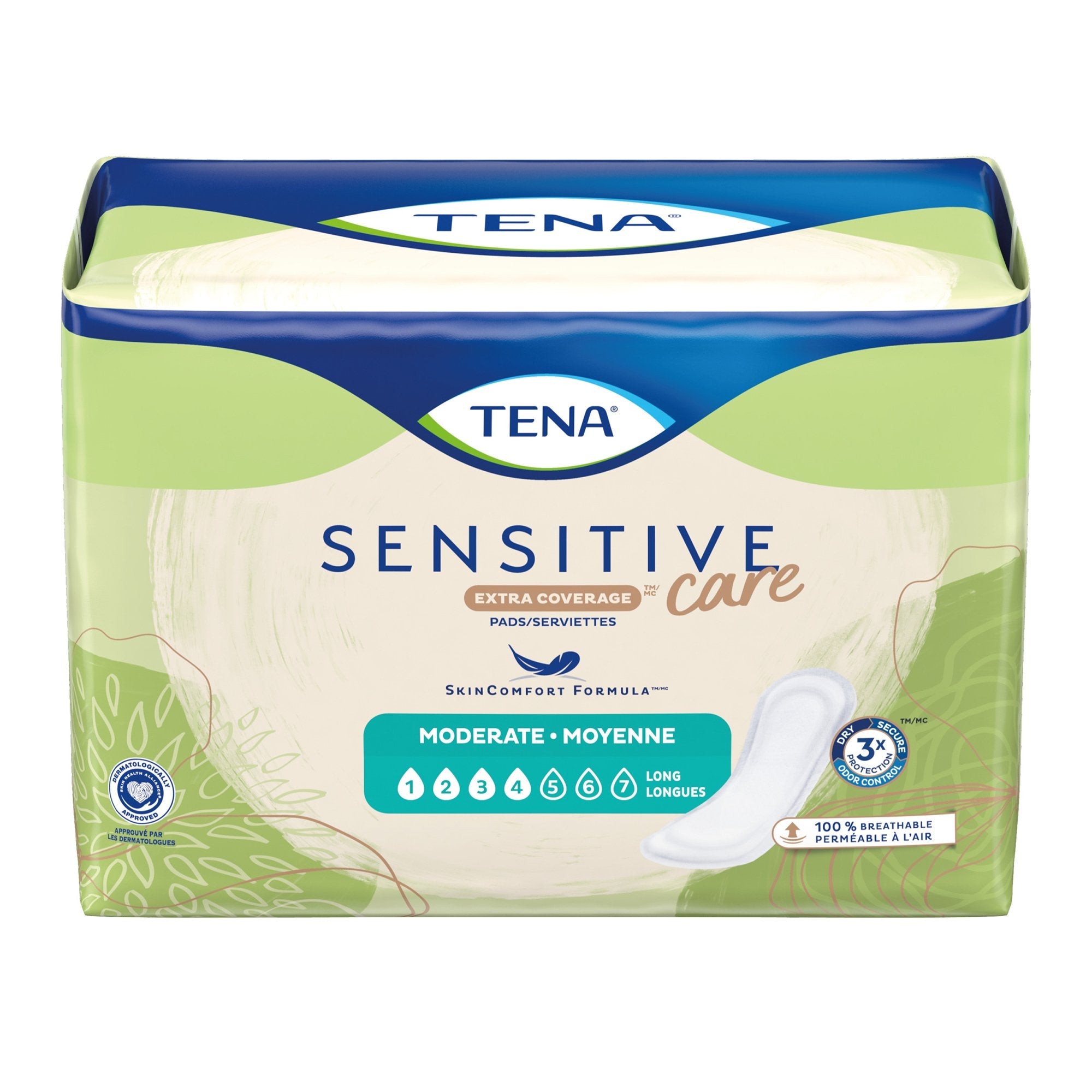 Tena® Intimates™ Moderate Long Bladder Control Pad, 12-Inch Length (60 Units)