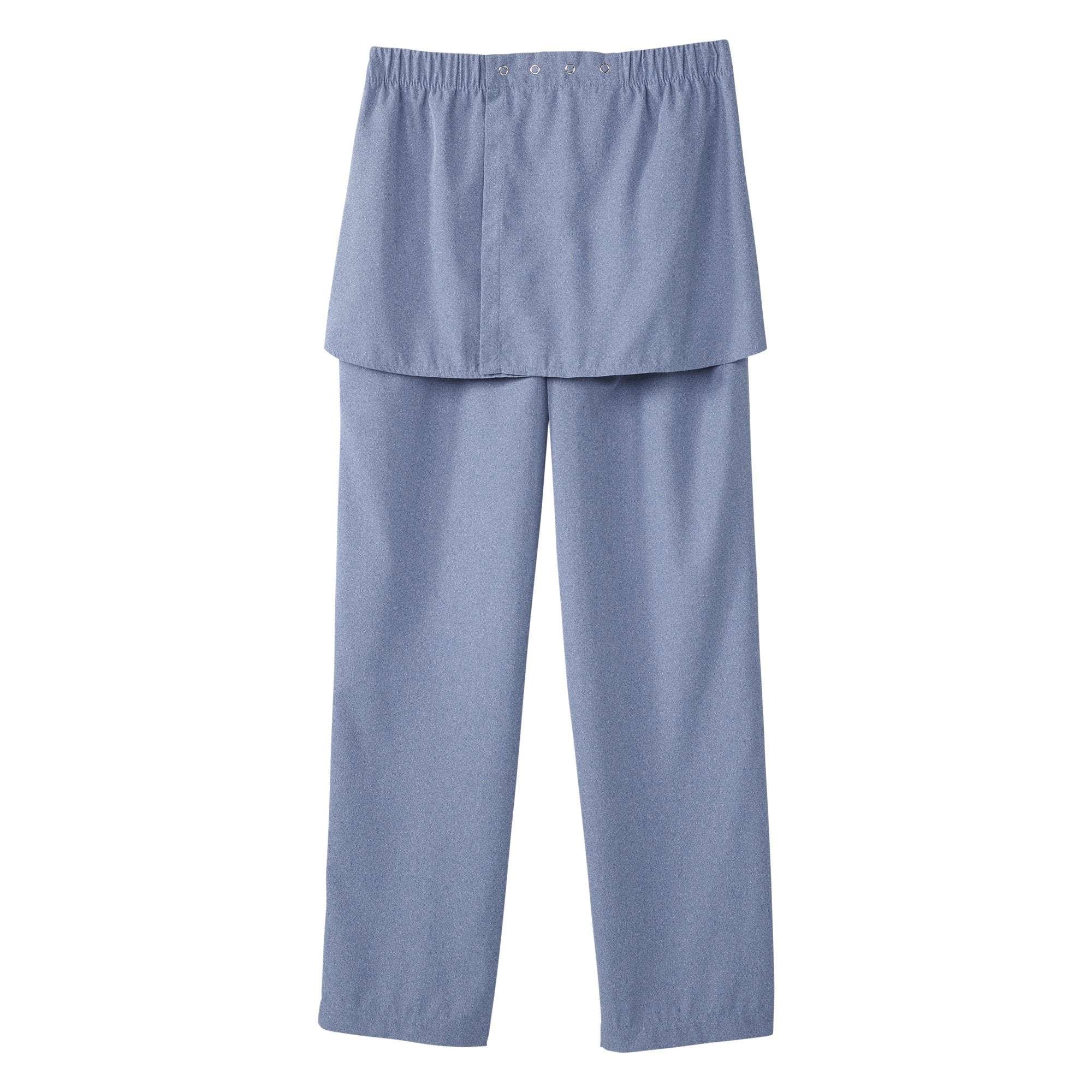 Silverts® Women's Open Back Gabardine Pant, Heather Chambary Blue, Small (1 Unit)