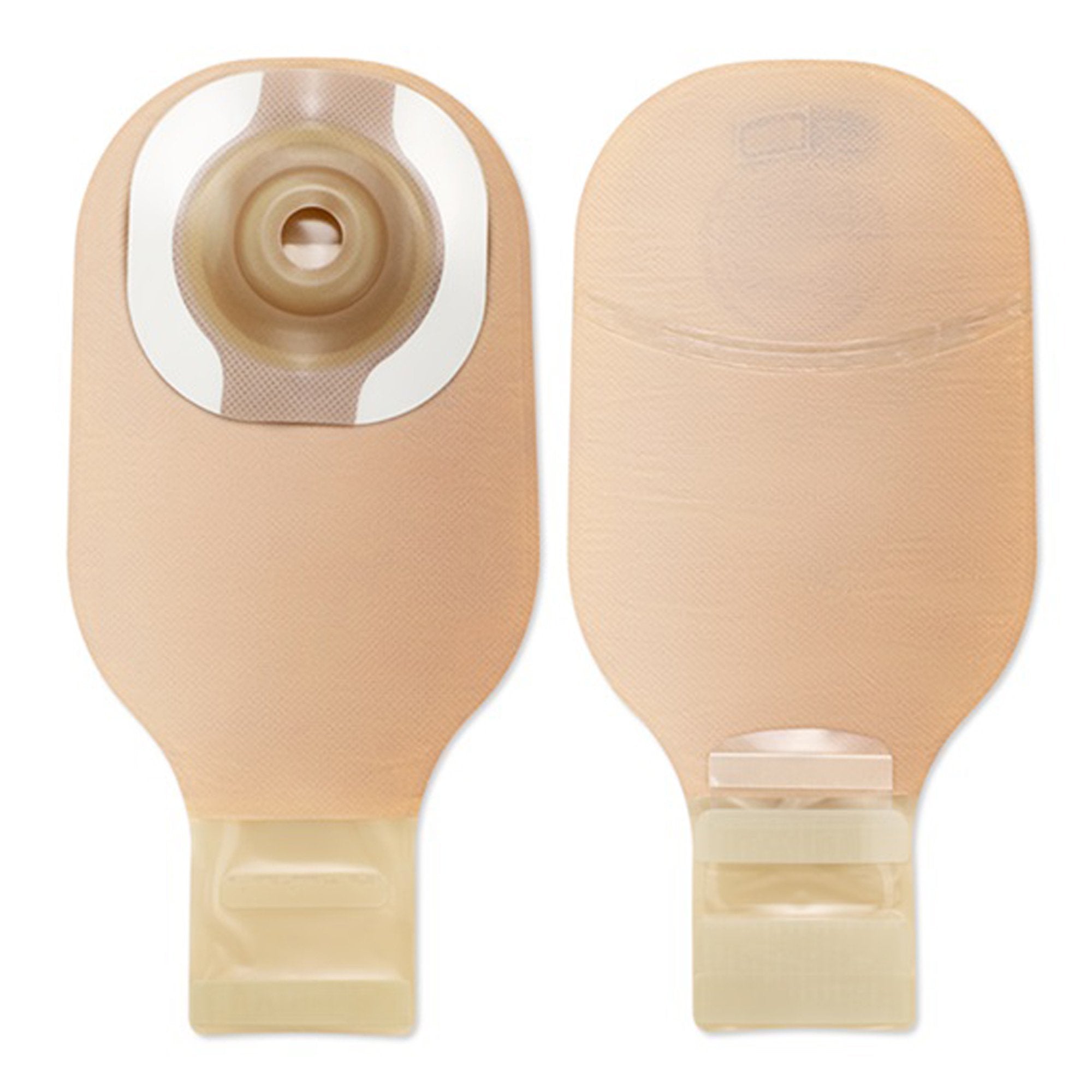 Premier™ One-Piece Drainable Beige Ostomy Pouch, 12 Inch Length, Up to 1 Inch Stoma (5 Units)