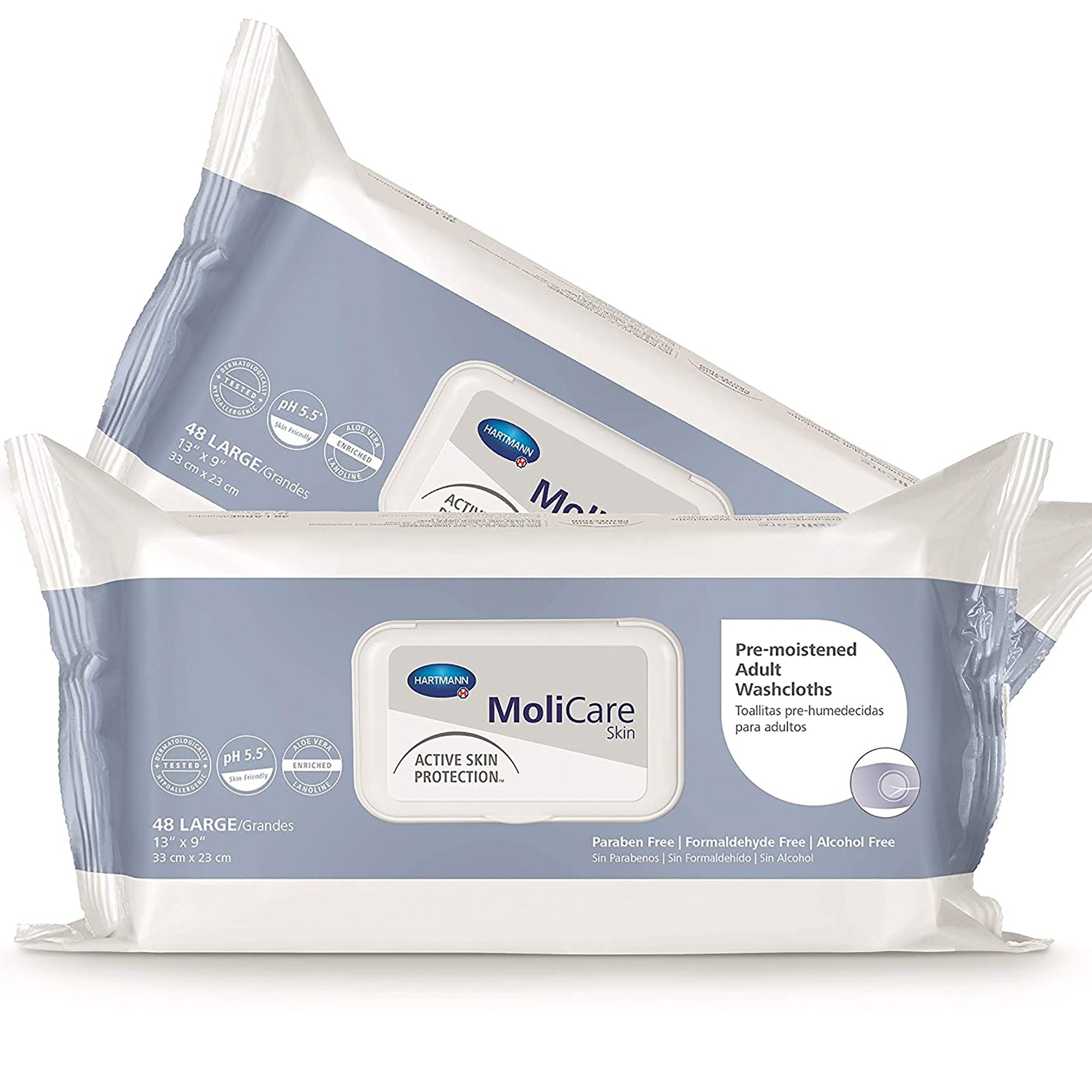 MoliCare® Scented Skin Washcloths, Soft Pack (576 Units)