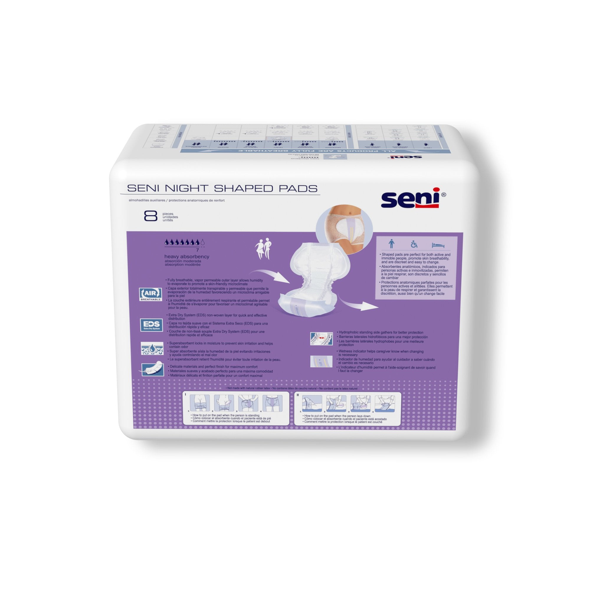 Seni® Night Shaped Pads (8 Units)